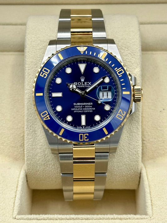 NEW 2023 Rolex Submariner Date "Bluesy" 126613LB Two-Tone Blue Dial - MyWatchLLC