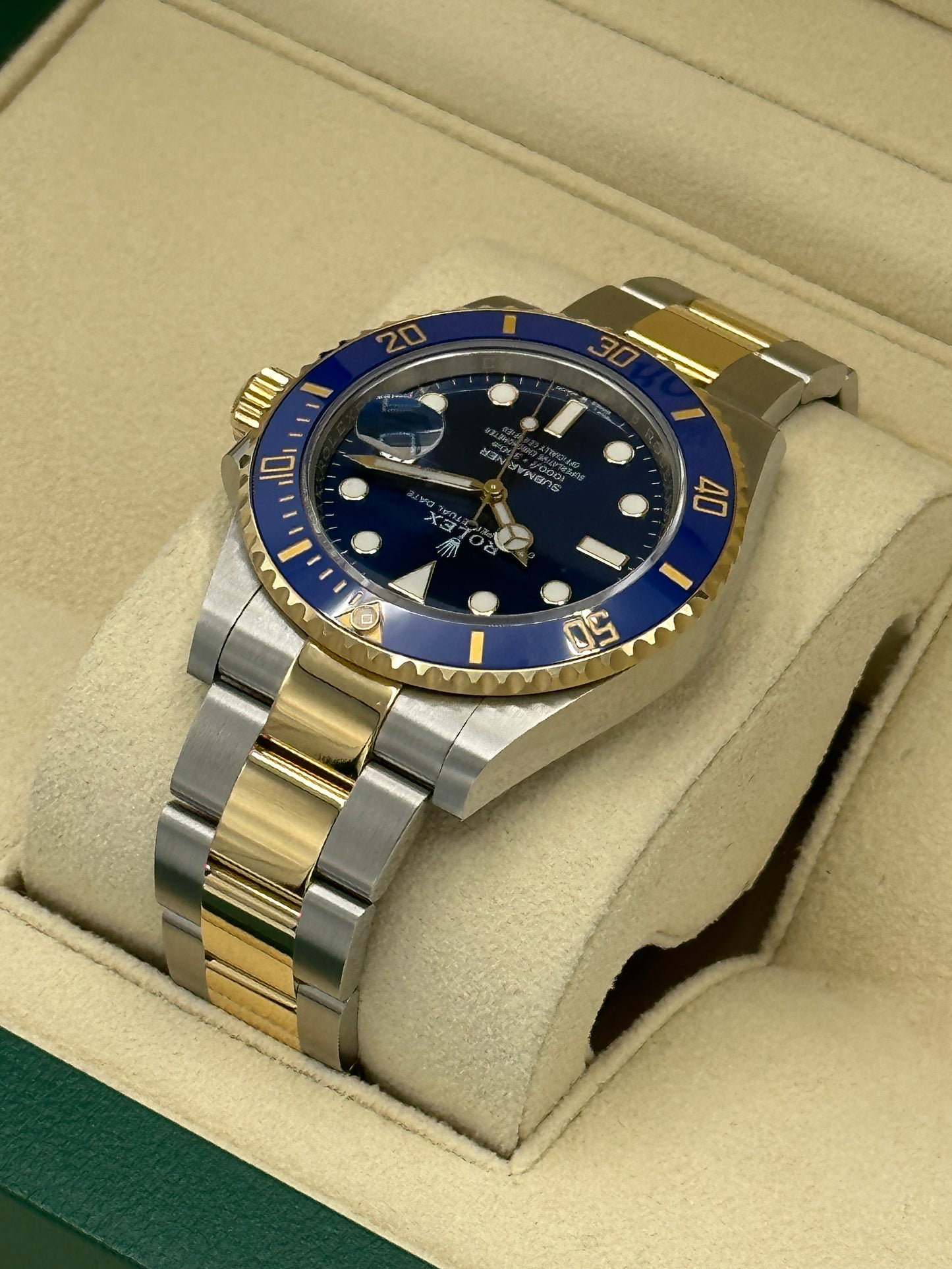 NEW 2023 Rolex Submariner Date "Bluesy" 126613LB Two-Tone Blue Dial - MyWatchLLC