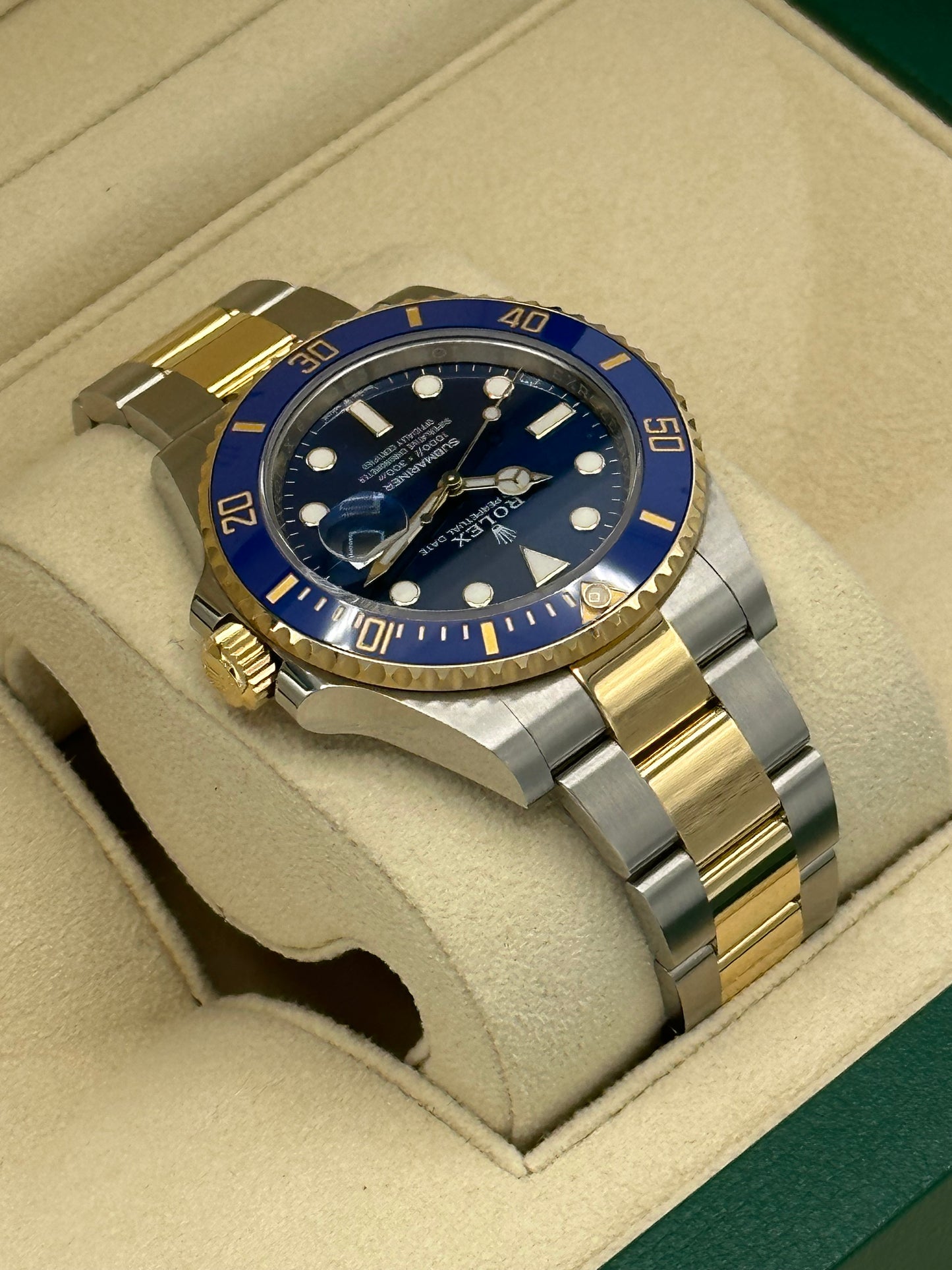 NEW 2023 Rolex Submariner Date "Bluesy" 126613LB Two-Tone Blue Dial - MyWatchLLC