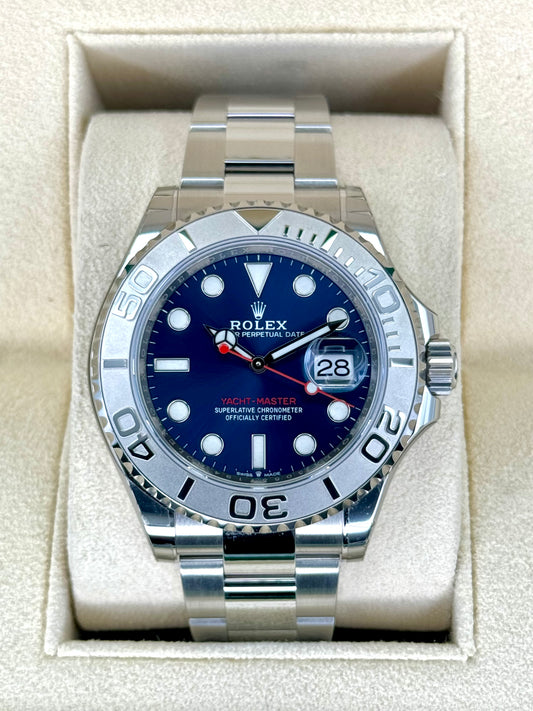 NEW 2023 Rolex Yacht-Master 40mm 126622 Stainless Steel Blue Dial - MyWatchLLC