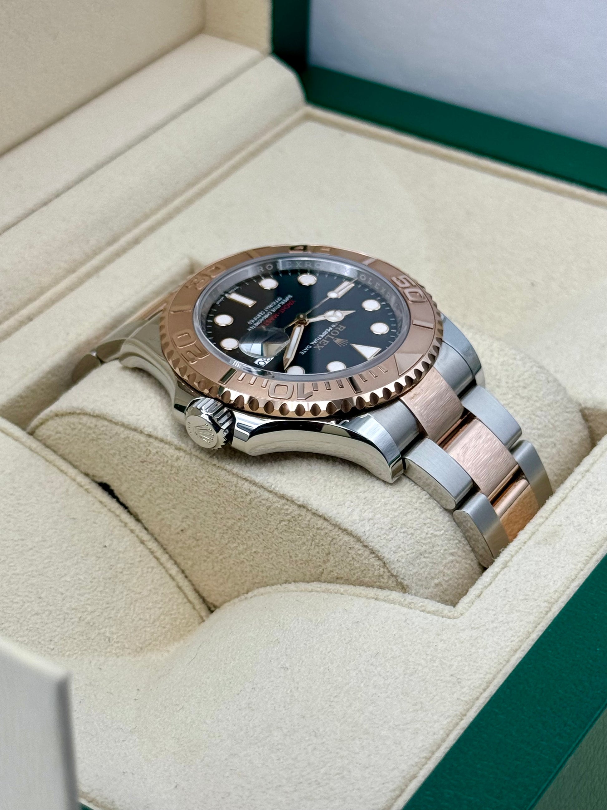 NEW 2023 Rolex Yacht-Master 40mm 126621 Two-Tone Black Dial - MyWatchLLC
