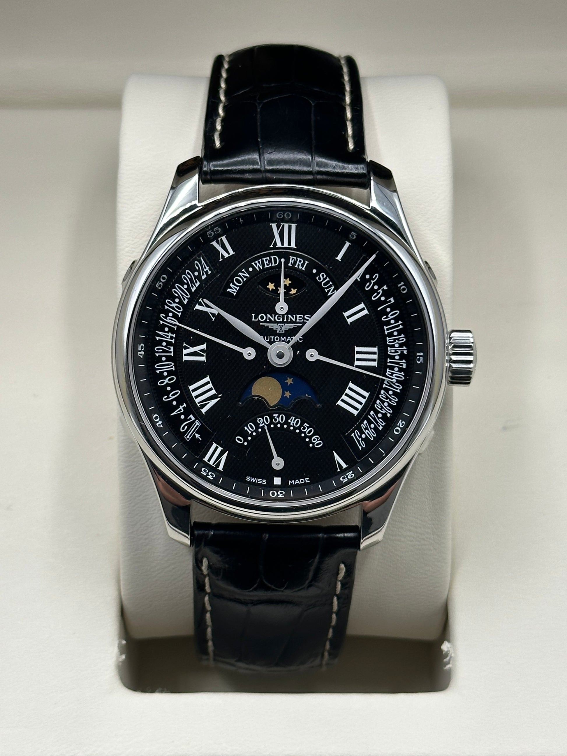 2017 Longines L2.739.4.51.6 Master Moonphase GMT - MyWatchLLC