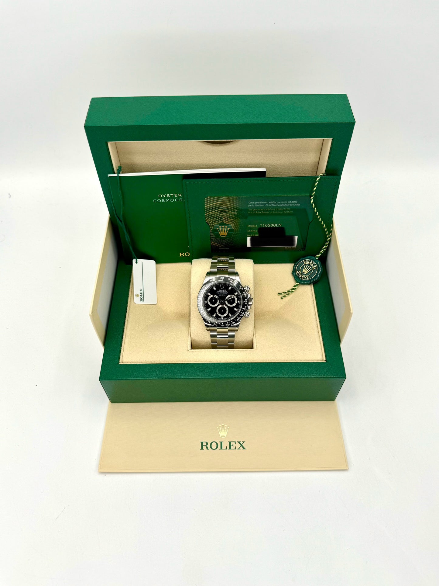 NEW 2023 Rolex Daytona 40mm 116500LN Stainless Steel Black Dial - MyWatchLLC