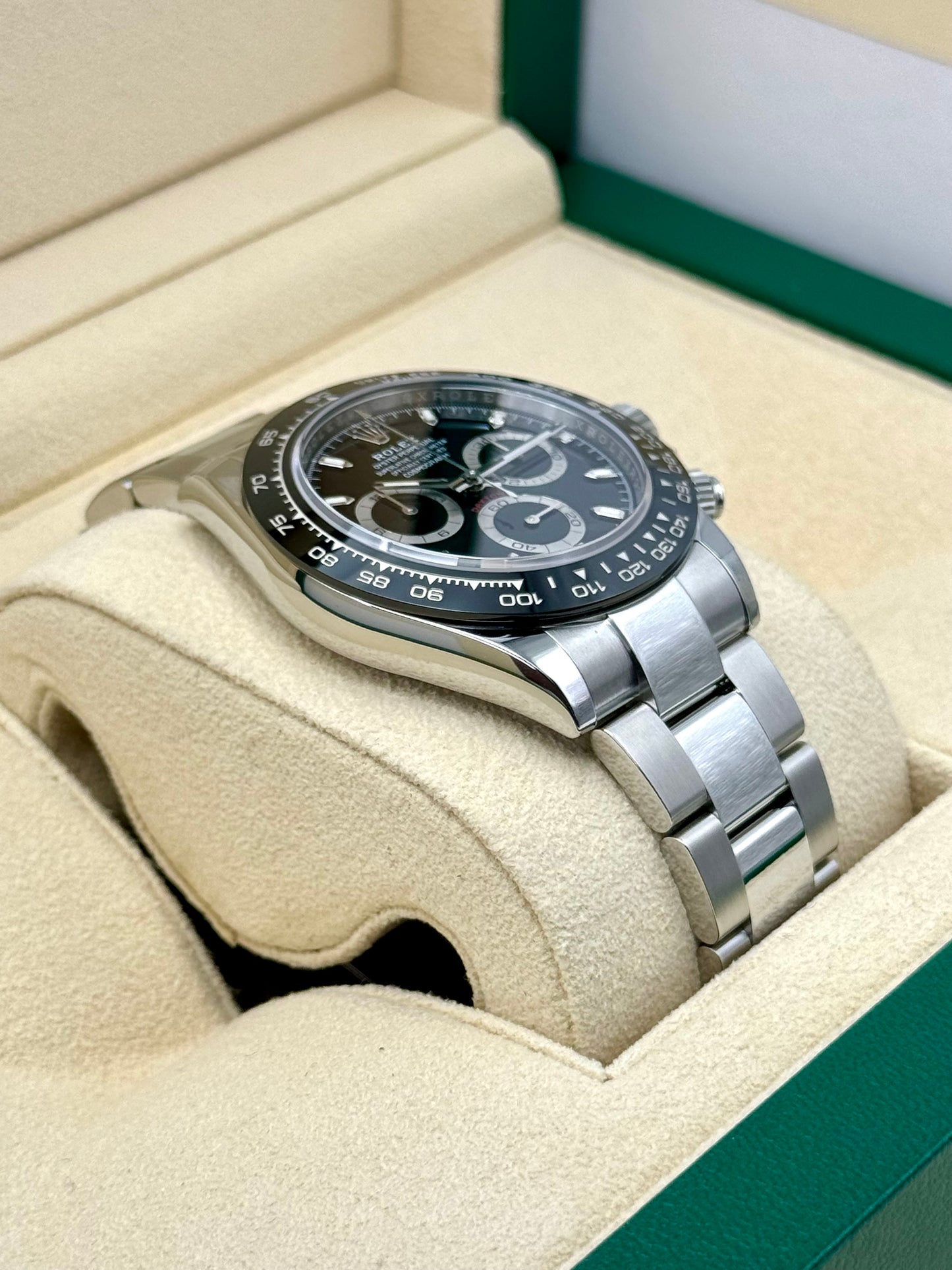 NEW 2023 Rolex Daytona 40mm 116500LN Stainless Steel Black Dial - MyWatchLLC
