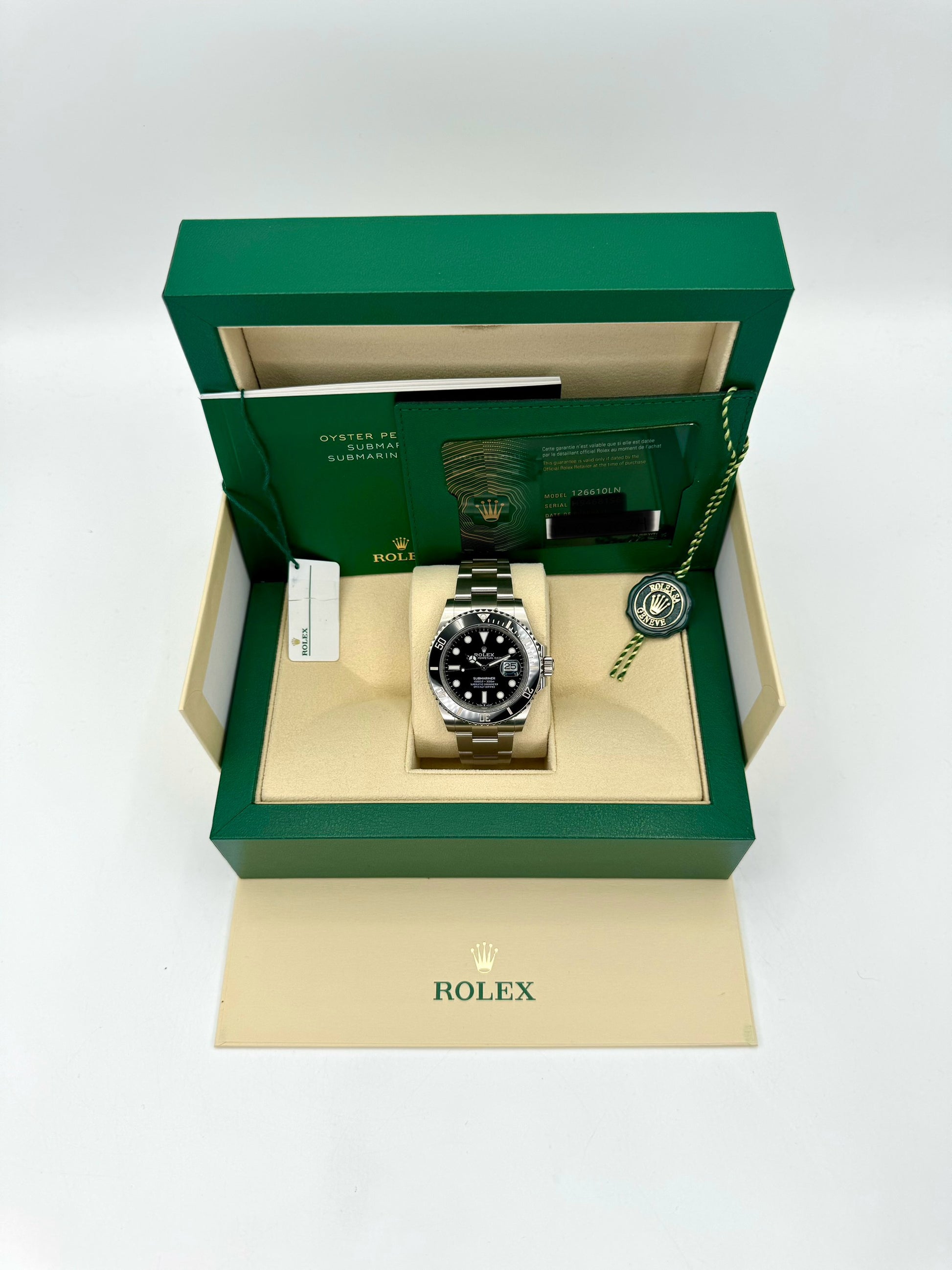 NEW 2024 Rolex Submariner 41mm 126610LN Stainless Steel Black Dial - MyWatchLLC