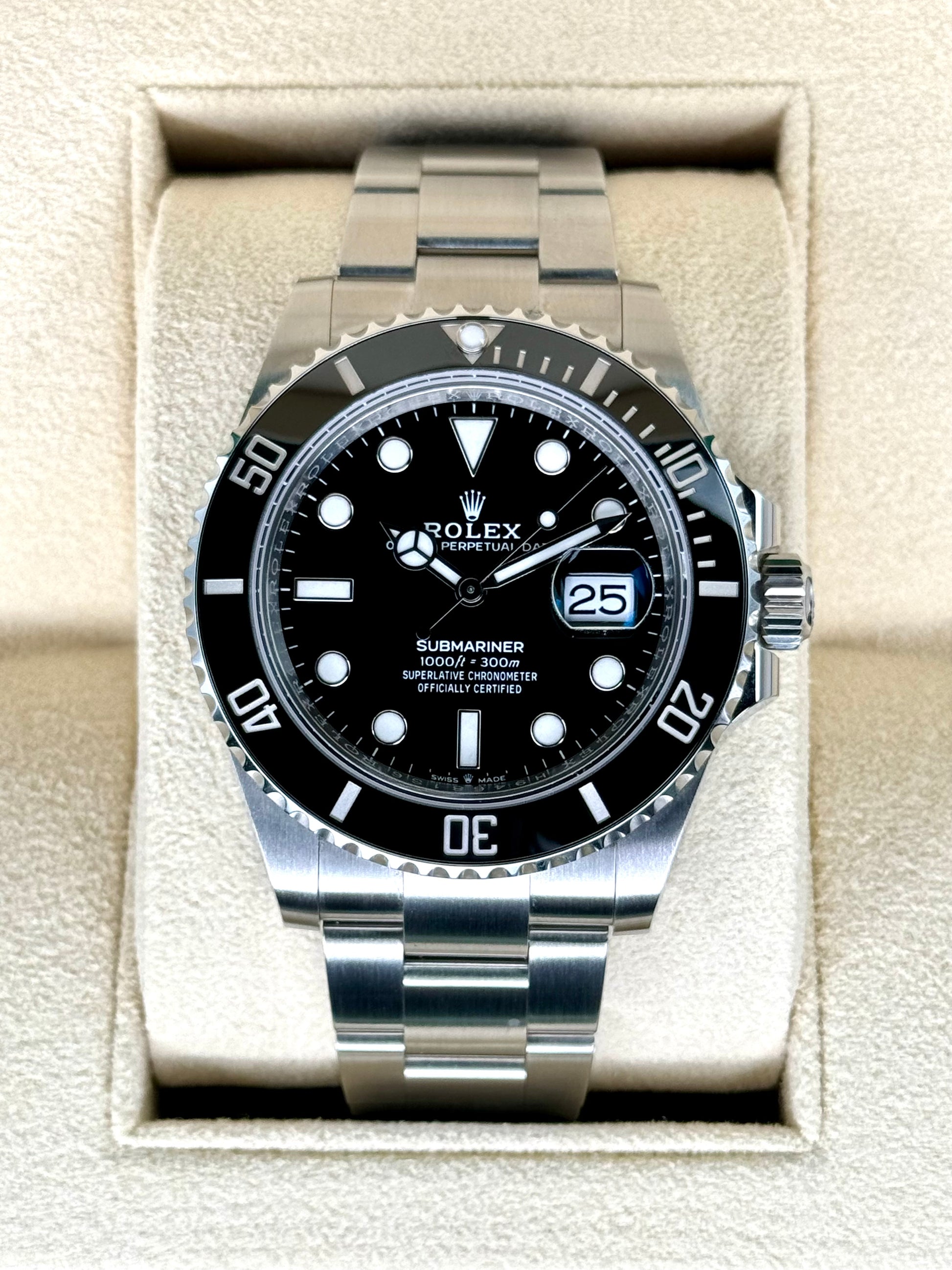 NEW 2024 Rolex Submariner 41mm 126610LN Stainless Steel Black Dial - MyWatchLLC