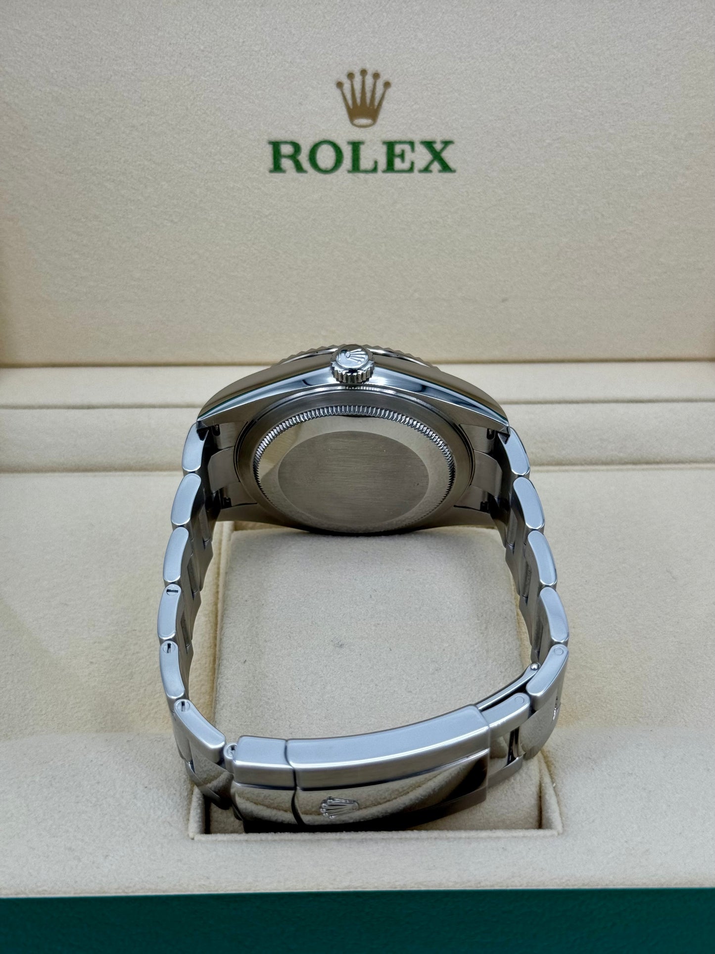 2023 Rolex Sky-Dweller 42mm 326934 Stainless Steel Oyster White Dial