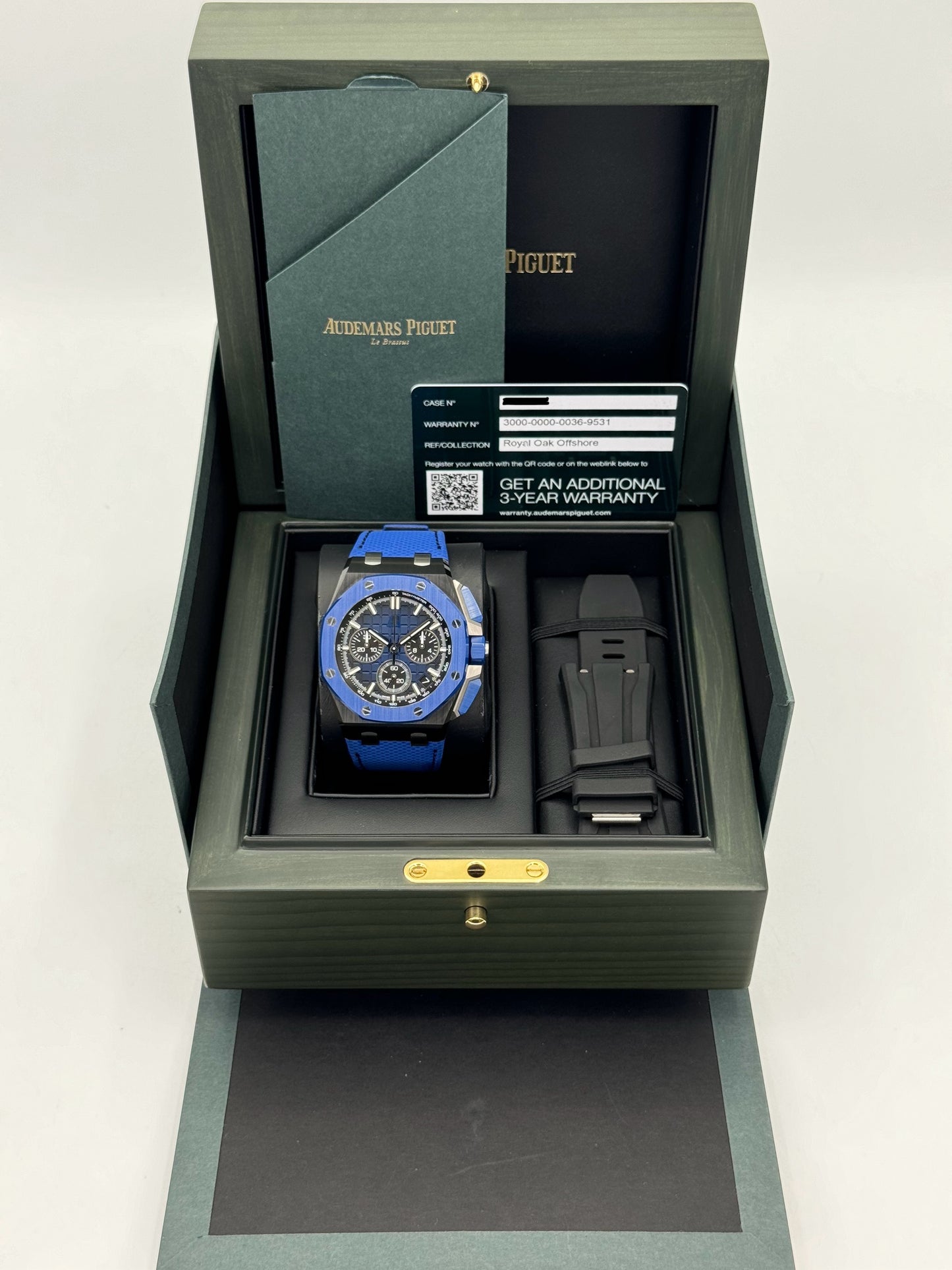 2023 Audemars Piguet Royal Oak Offshore 43mm 26420CE Ceramic Blue Dial