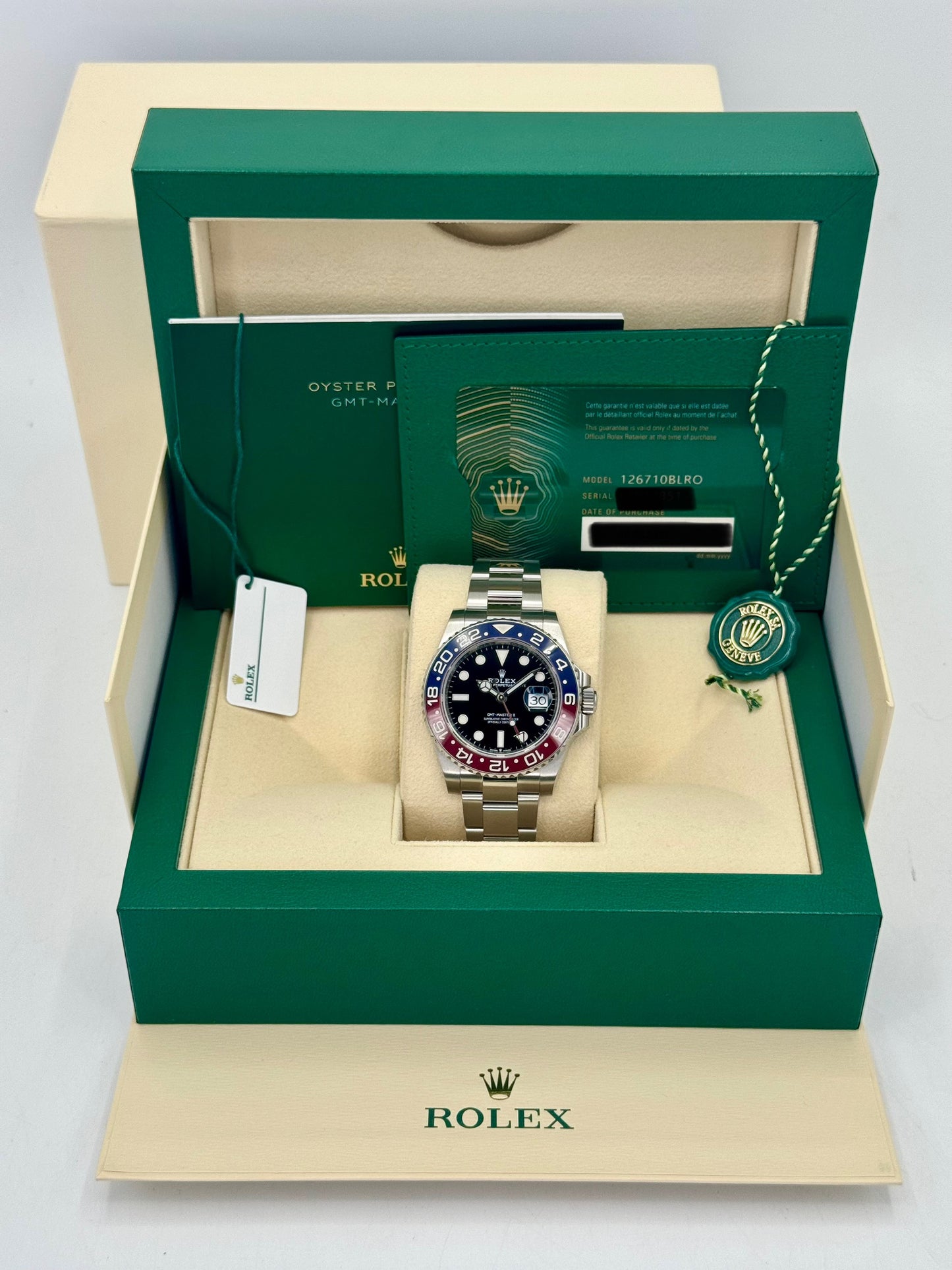 2022 Rolex GMT-Master II "Pepsi" 40mm 126710BLRO Oyster