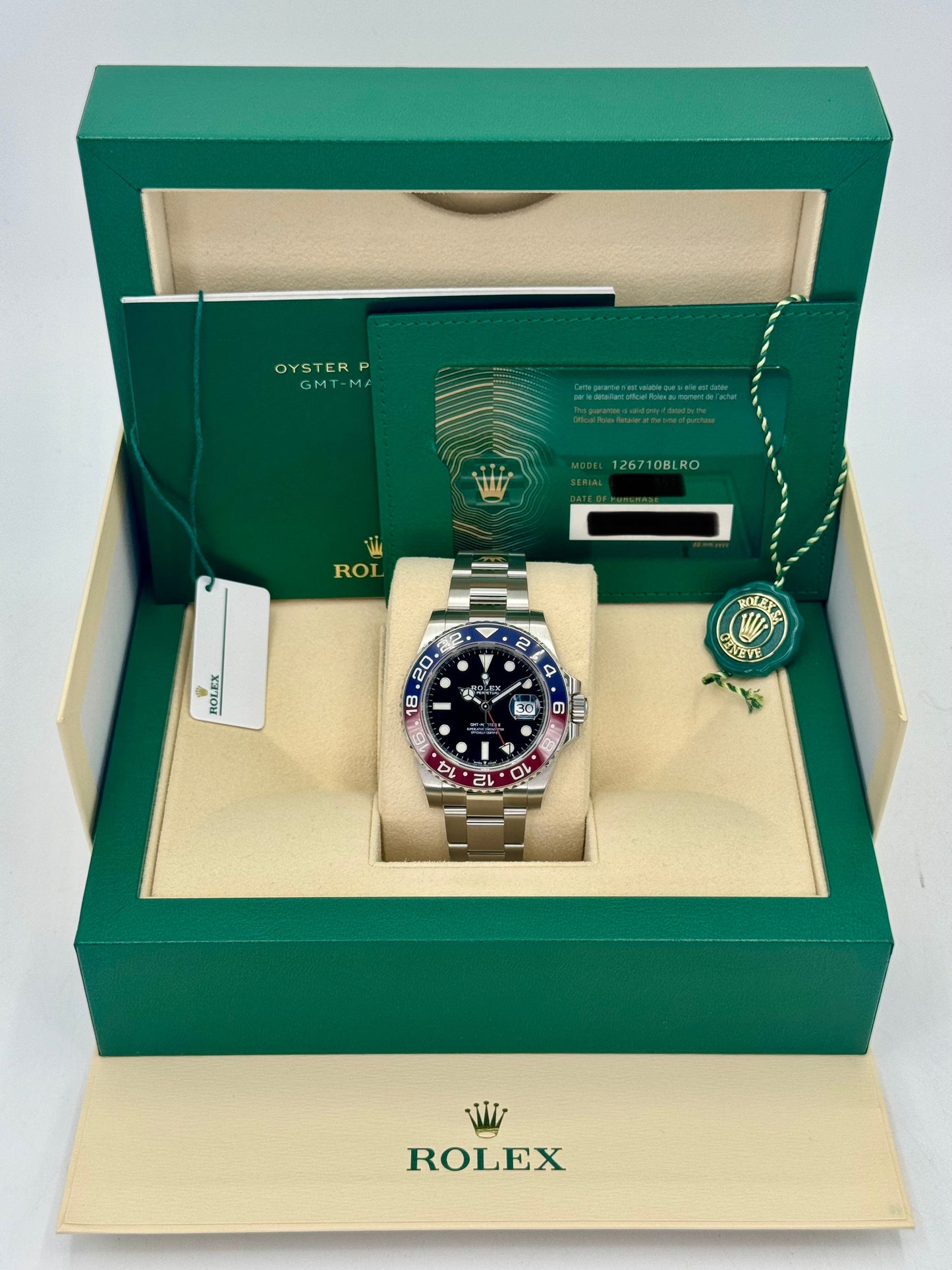 2022 Rolex GMT-Master II "Pepsi" 40mm 126710BLRO Oyster