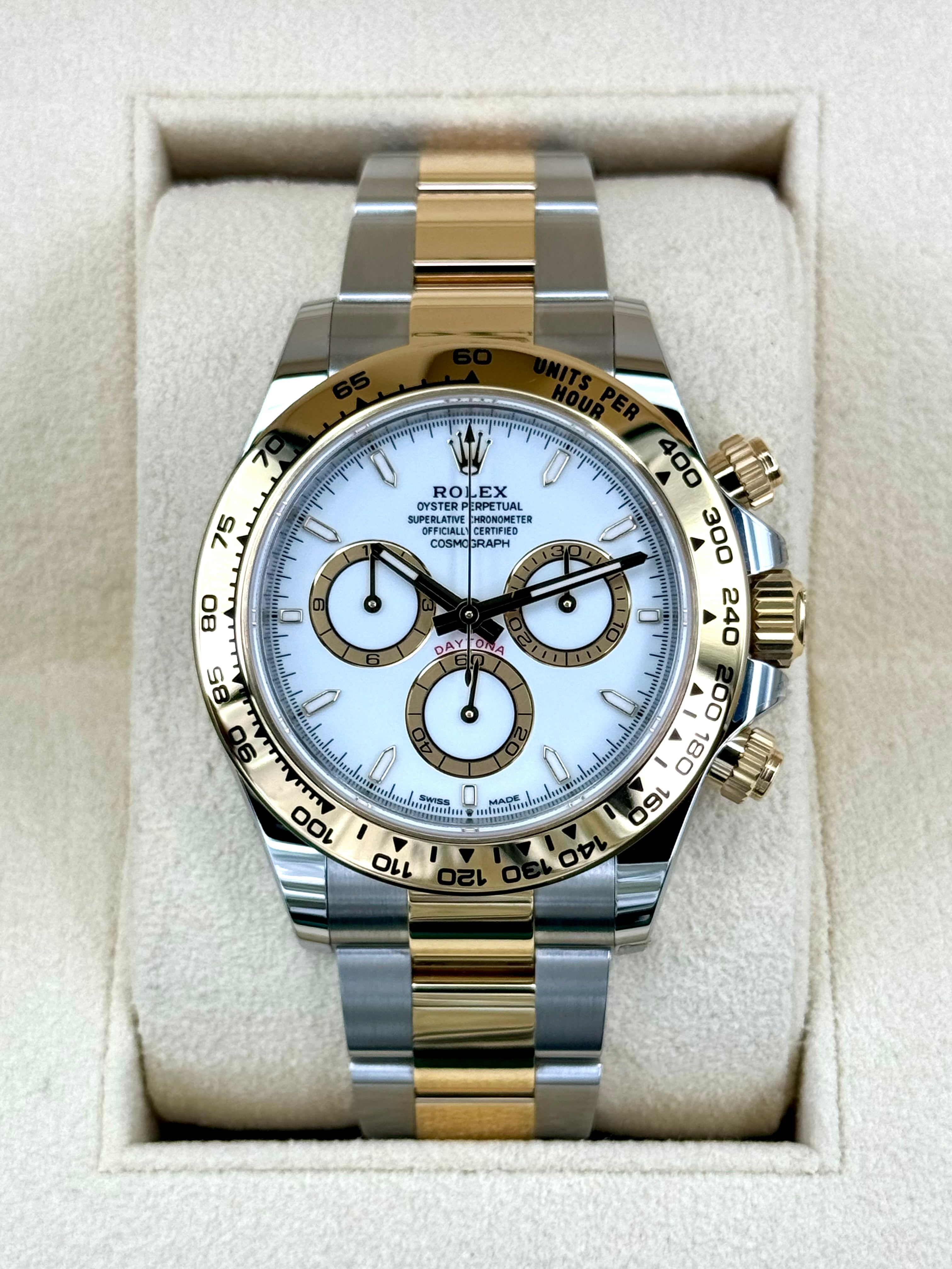 NEW 2024 Rolex Daytona 40mm 126503 Two Tone White Dial MyWatchLLC