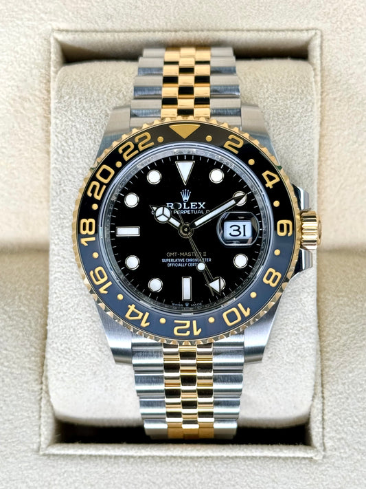 2024 Rolex GMT-Master II 40mm 126713GRNR Two-Tone Jubilee Black Dial - MyWatchLLC