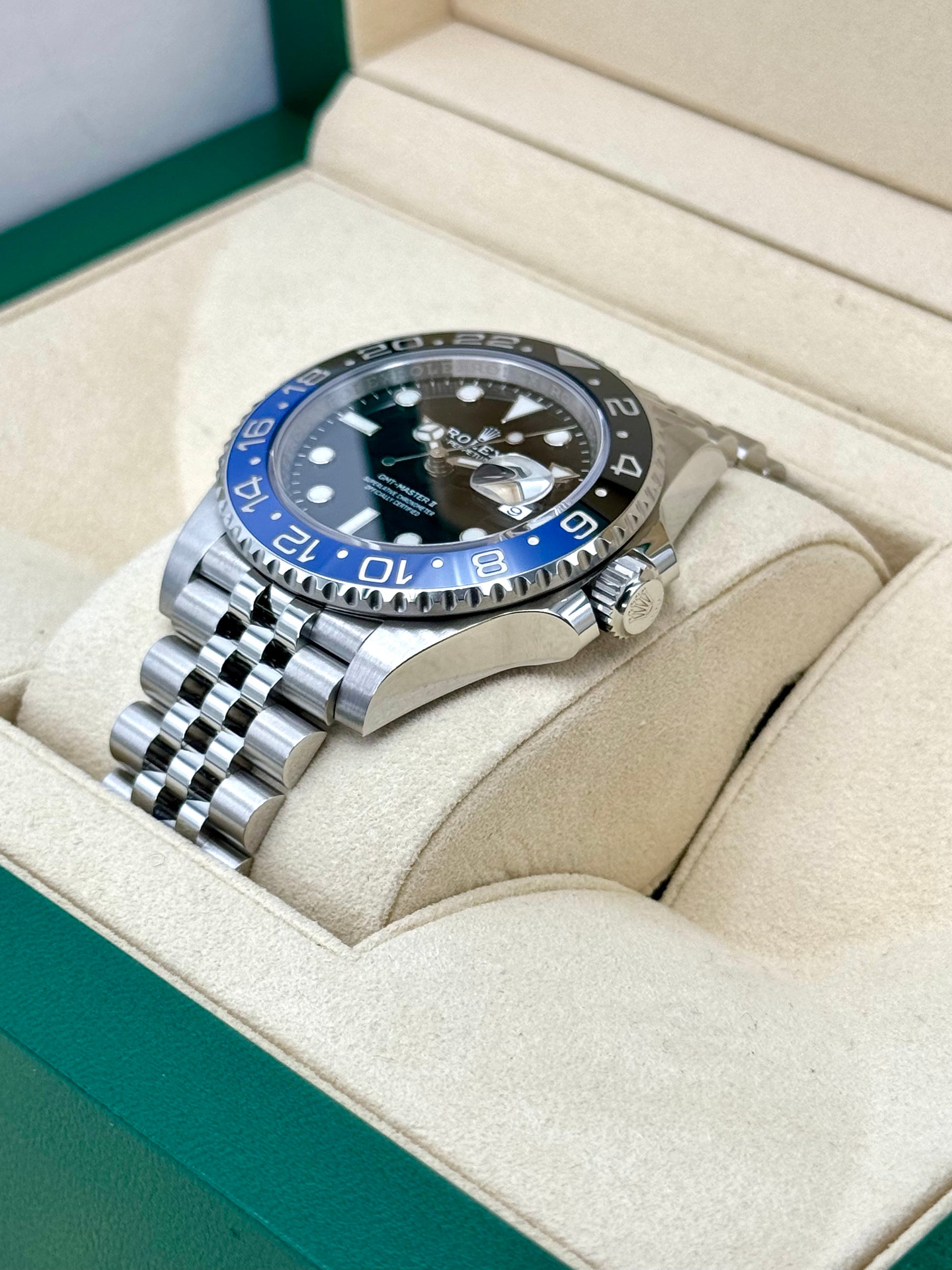 2021 Rolex GMT-Master II "Batgirl" 40mm 126710BLNR Jubilee Black Dial - MyWatchLLC