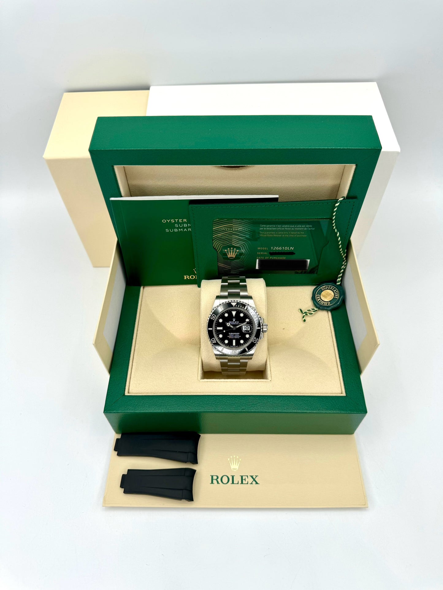 2022 Rolex Submariner 41mm 126610LN Stainless Steel Black Dial - MyWatchLLC