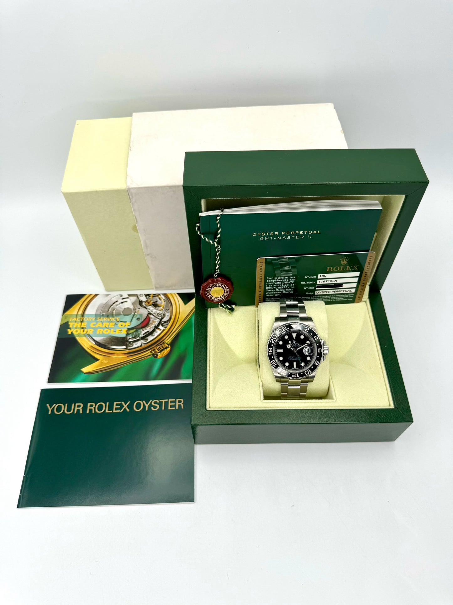 2012 Rolex GMT-Master II 40mm 116710LN Stainless Steel Black Dial - MyWatchLLC