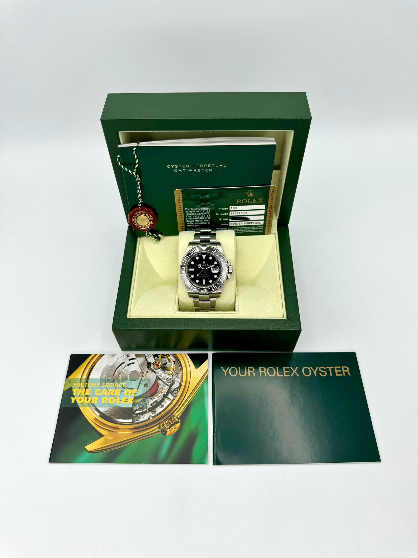 2012 Rolex GMT-Master II 40mm 116710LN Stainless Steel Black Dial - MyWatchLLC