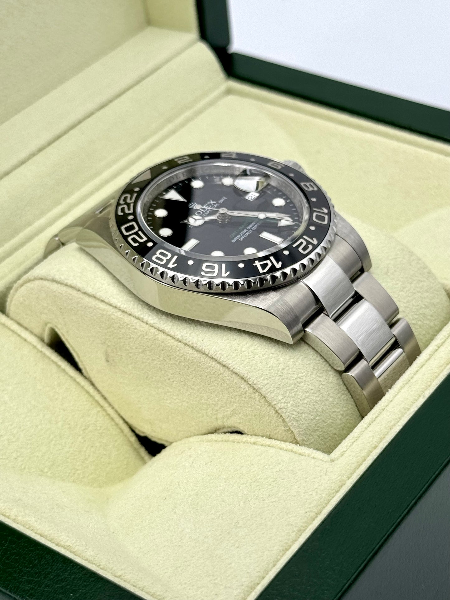 2012 Rolex GMT-Master II 40mm 116710LN Stainless Steel Black Dial - MyWatchLLC