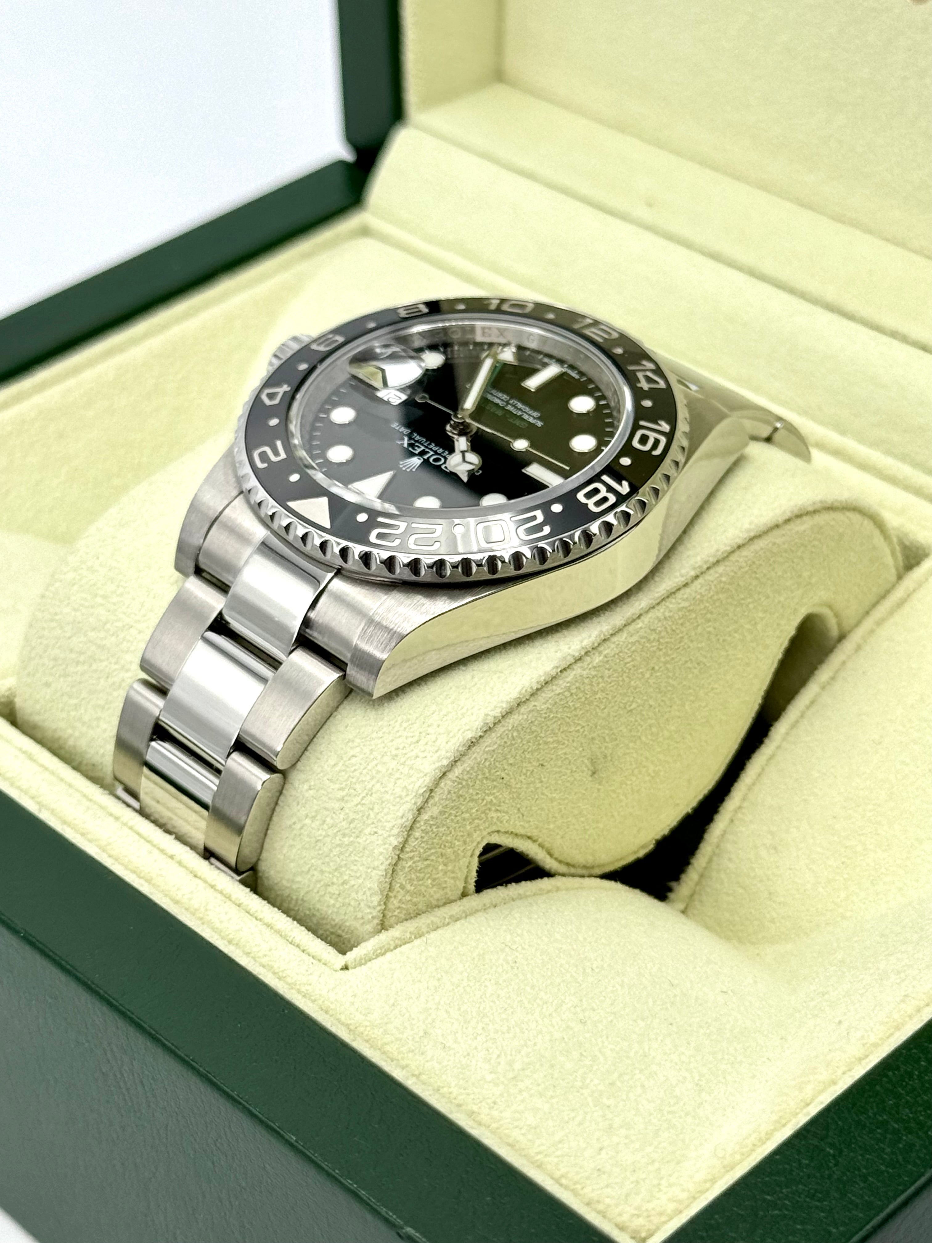 2012 Rolex GMT Master II 40mm 116710LN Stainless Steel Black Dial