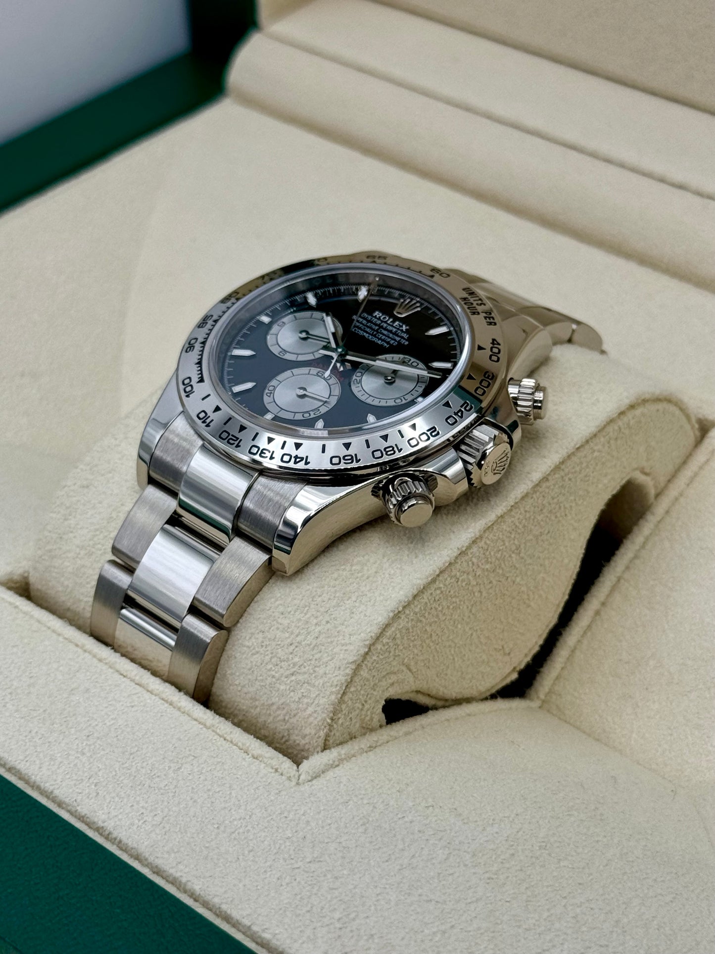 2024 Rolex Daytona 40mm 126509 White Gold Black Dial