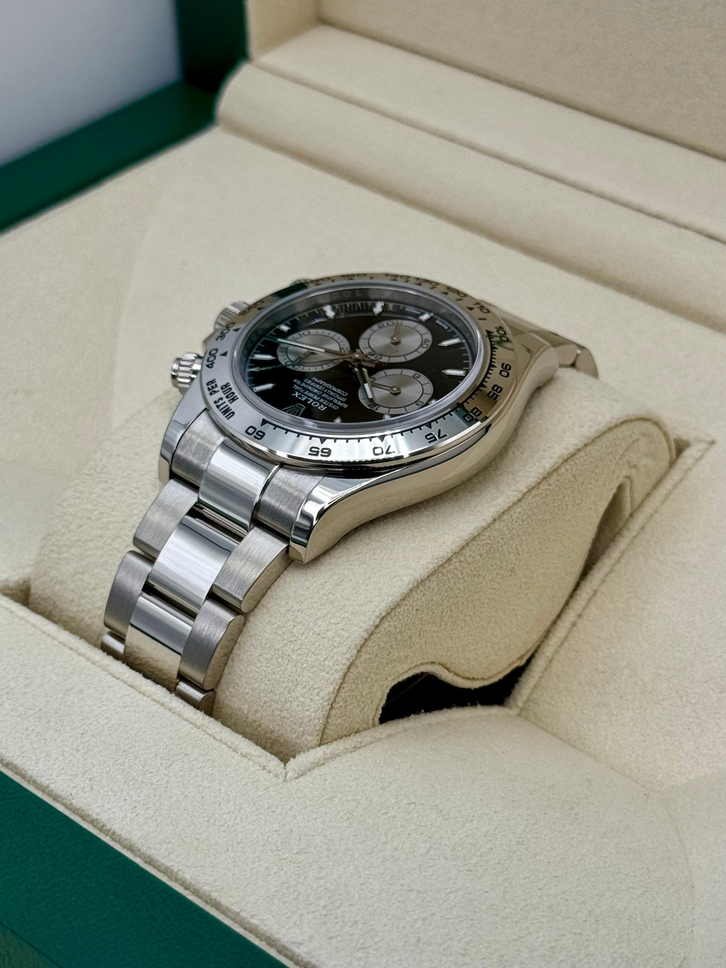 2024 Rolex Daytona 40mm 126509 White Gold Black Dial