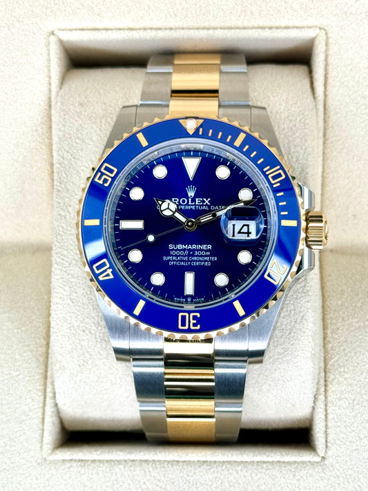 2024 Rolex Submariner "Bluesy" 41mm 126613LB Two-Tone Blue Dial - MyWatchLLC