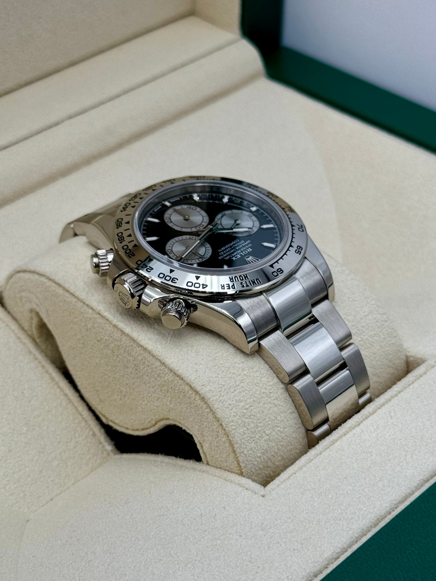 2024 Rolex Daytona 40mm 126509 White Gold Black Dial