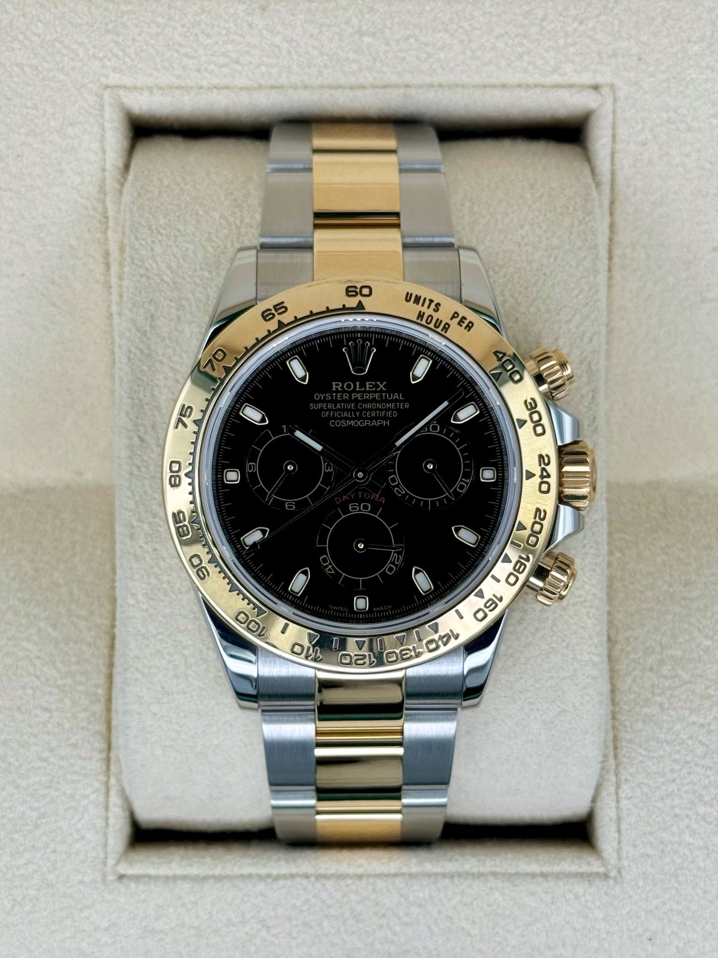 2021 Rolex Daytona 40mm 116503 Two-Tone Black Dial