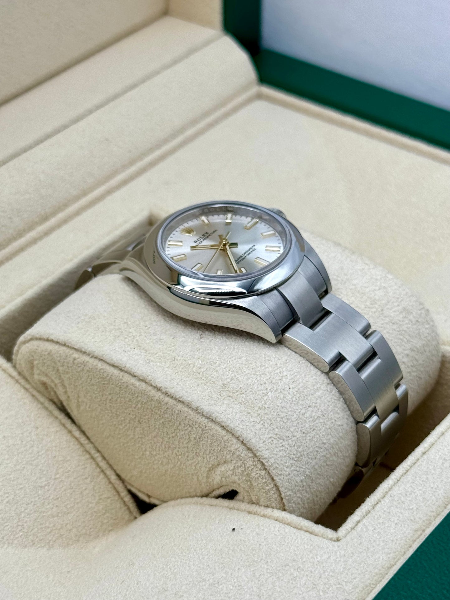 NEW 2024 Rolex Oyster Perpetual 28mm 276200 Silver Dial - MyWatchLLC