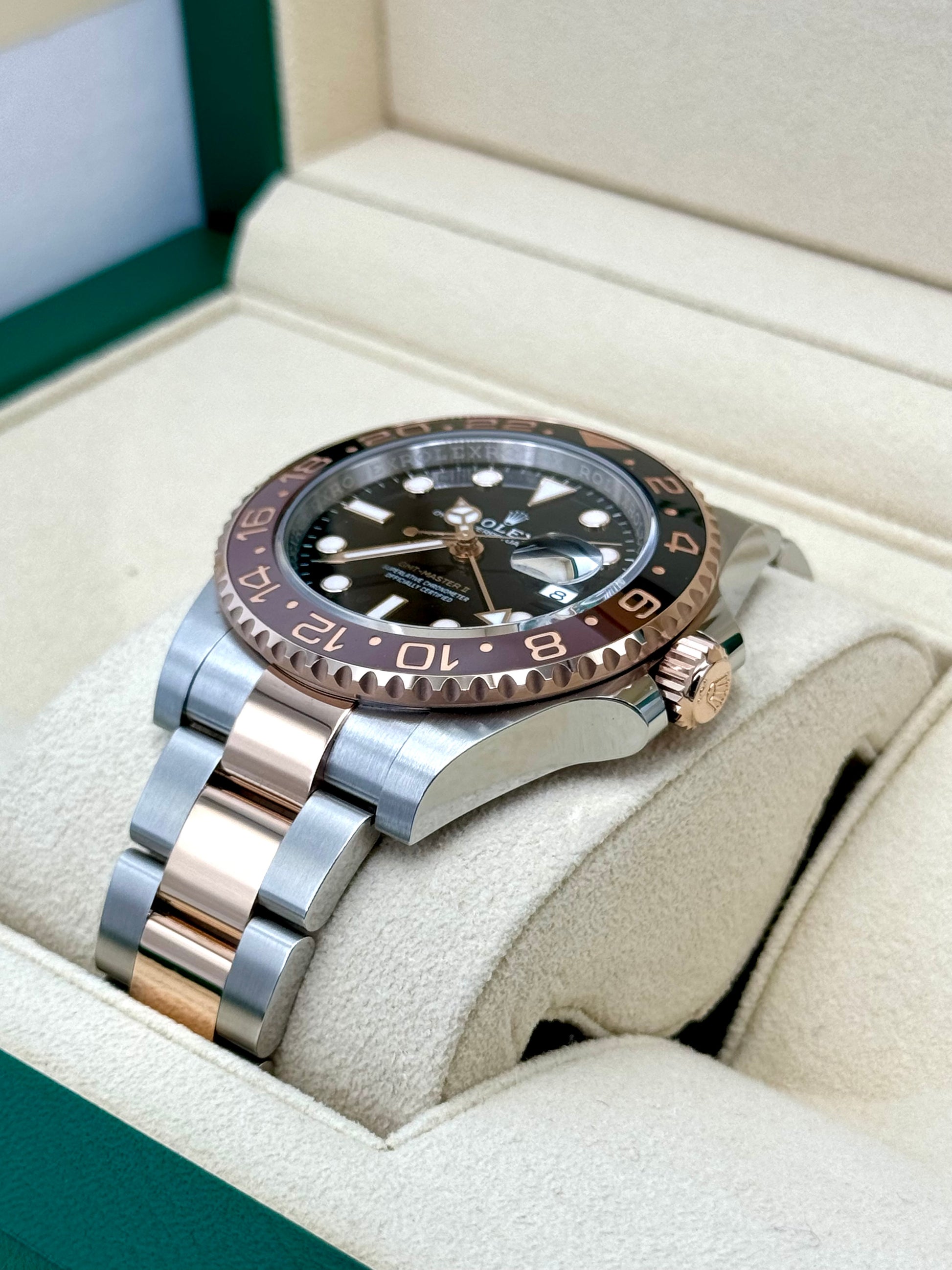 NEW 2023 Rolex GMT-Master II "Rootbeer" 40mm 126711CHNR Black Dial - MyWatchLLC