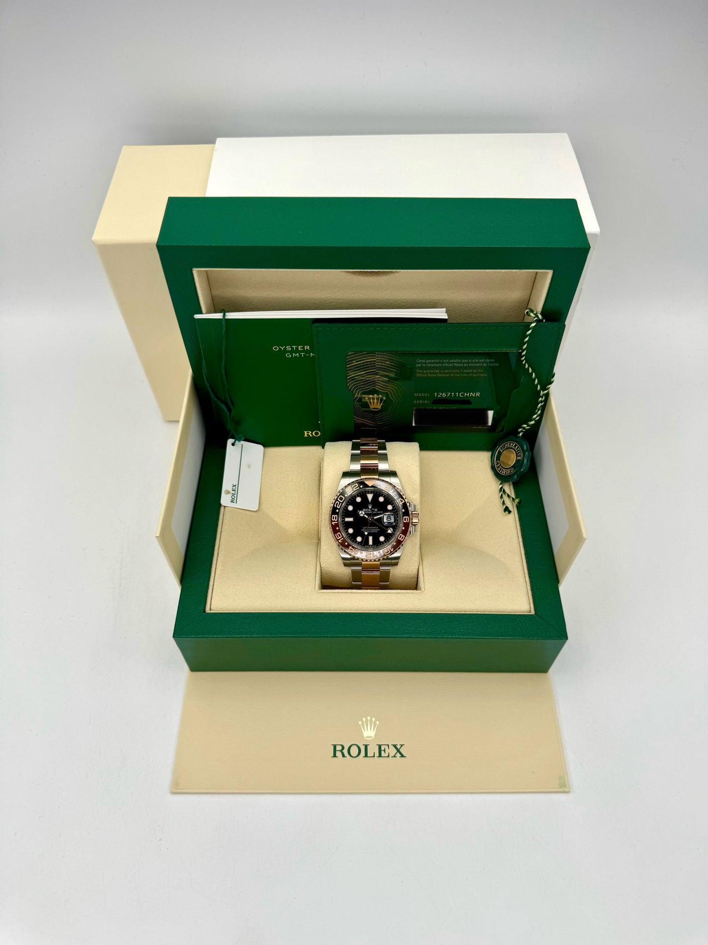 NEW 2023 Rolex GMT-Master II "Rootbeer" 40mm 126711CHNR Black Dial - MyWatchLLC