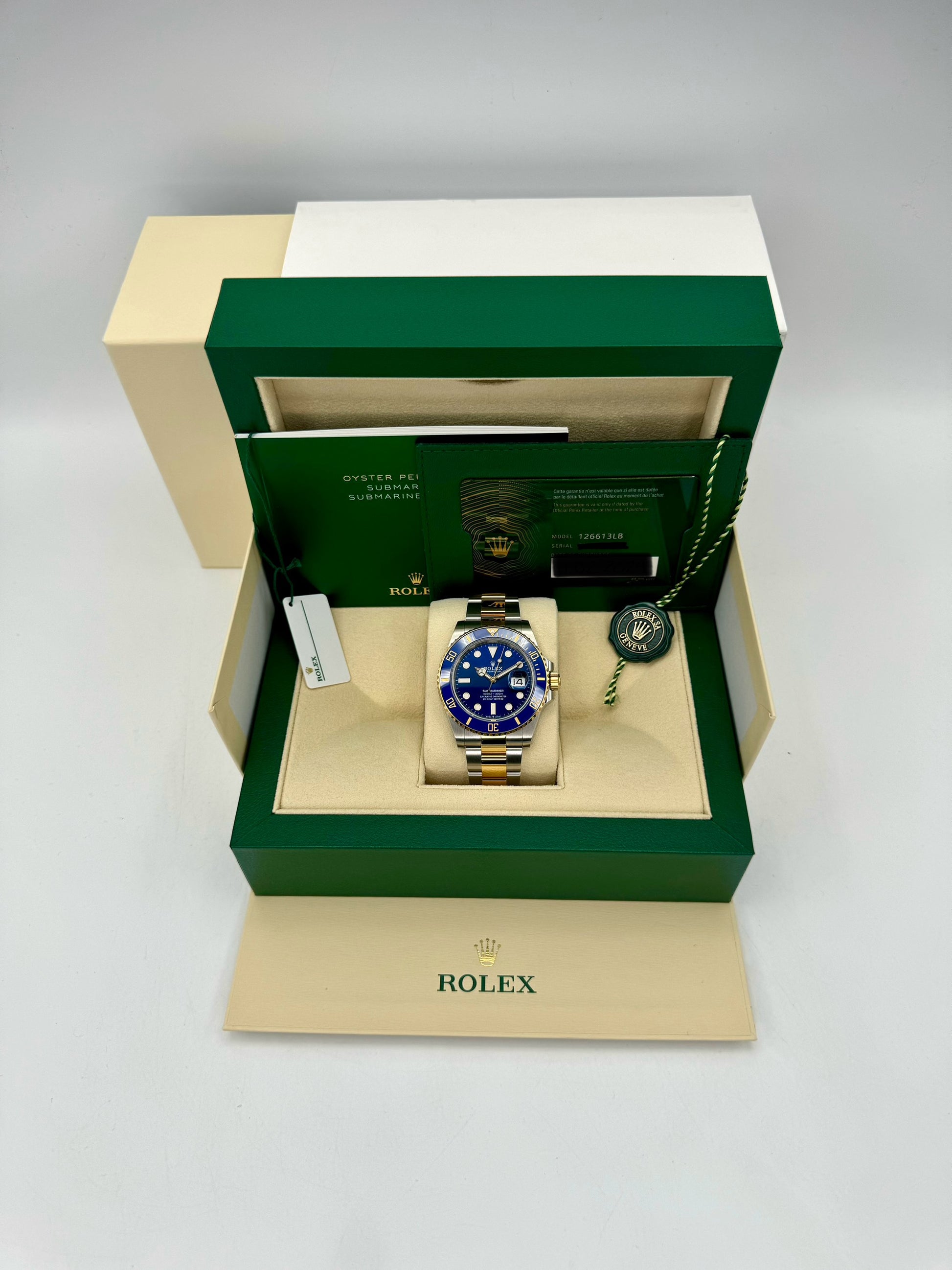 2024 Rolex Submariner "Bluesy" 41mm 126613LB Two-Tone Blue Dial - MyWatchLLC