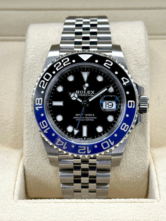 NEW 2022 Rolex GMT-Master II "Batgirl" 40mm 126710BLNR Jubilee - MyWatchLLC