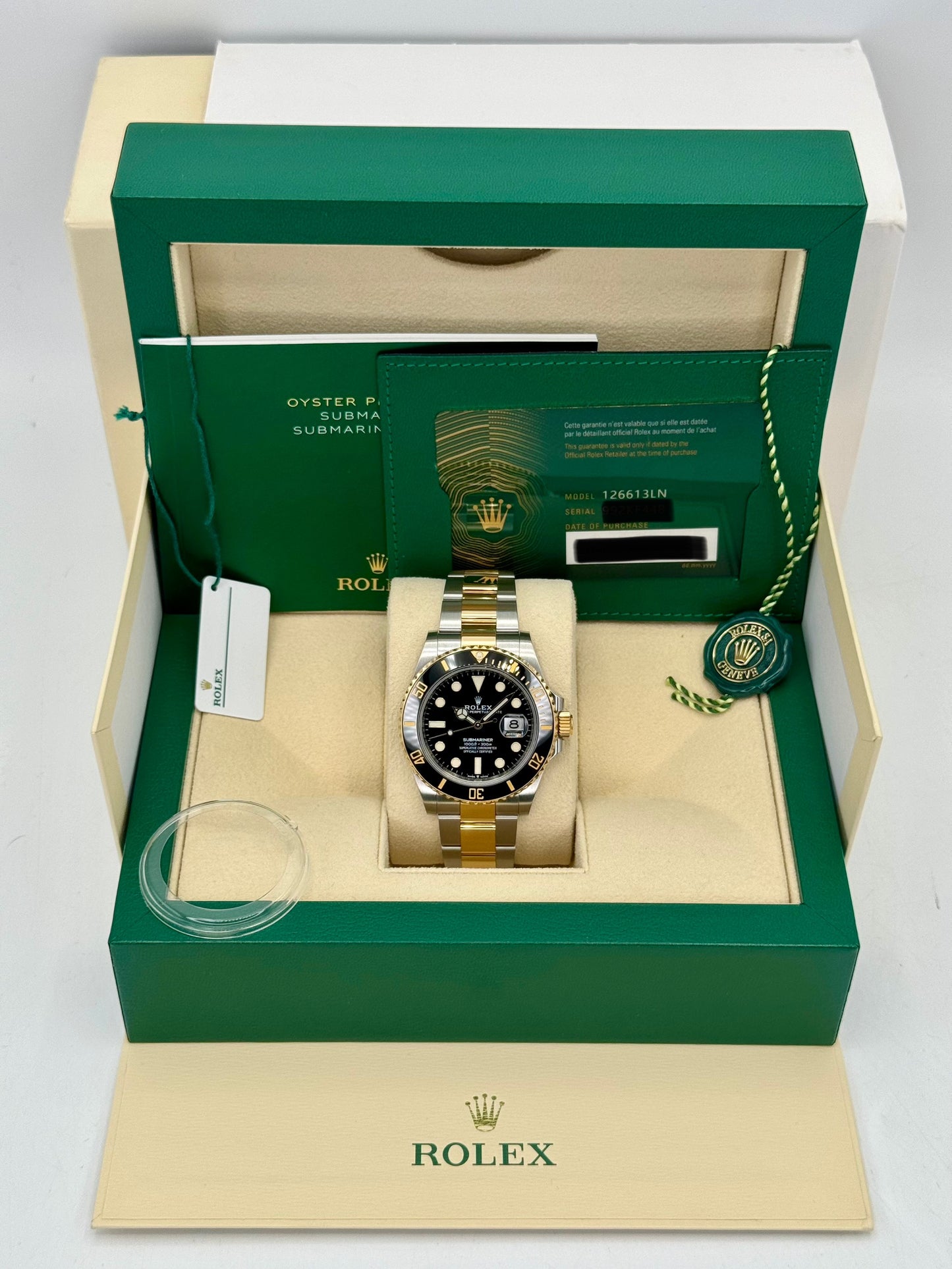 2023 Rolex Submariner 41mm 126613LN Two-Tone Black Dial