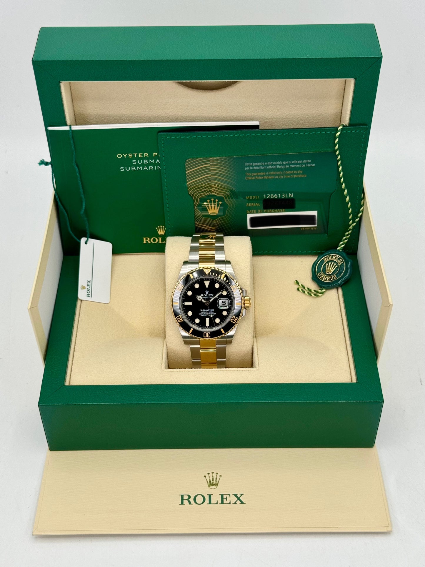 2023 Rolex Submariner 41mm 126613LN Two-Tone Black Dial