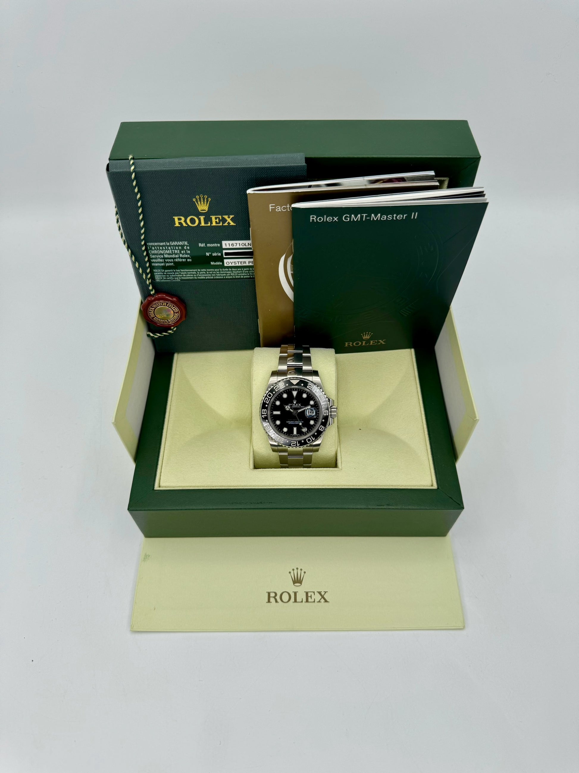 2014 Rolex GMT-Master II 40mm Stainless Steel Black Dial - MyWatchLLC