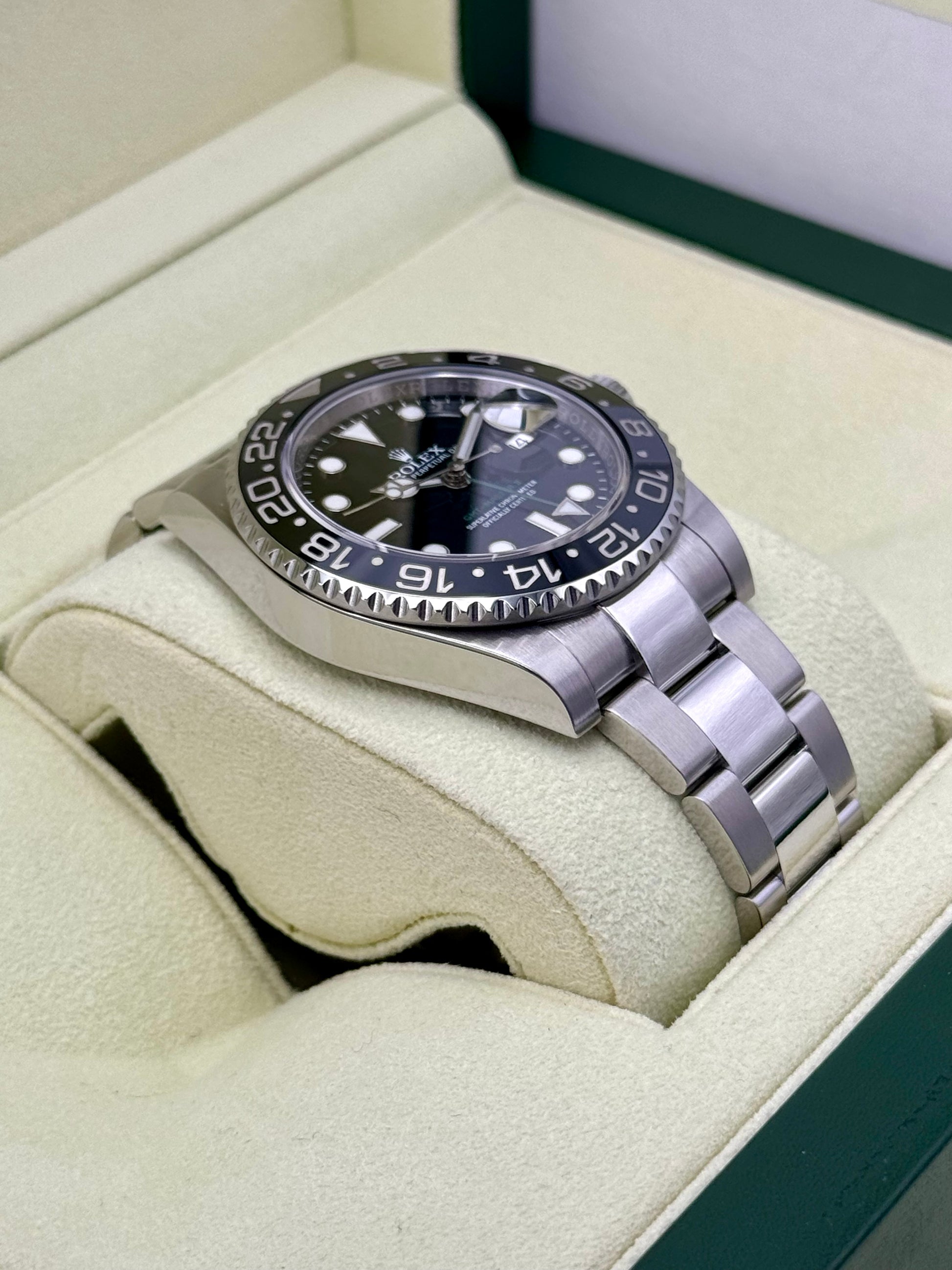 2014 Rolex GMT-Master II 40mm Stainless Steel Black Dial - MyWatchLLC