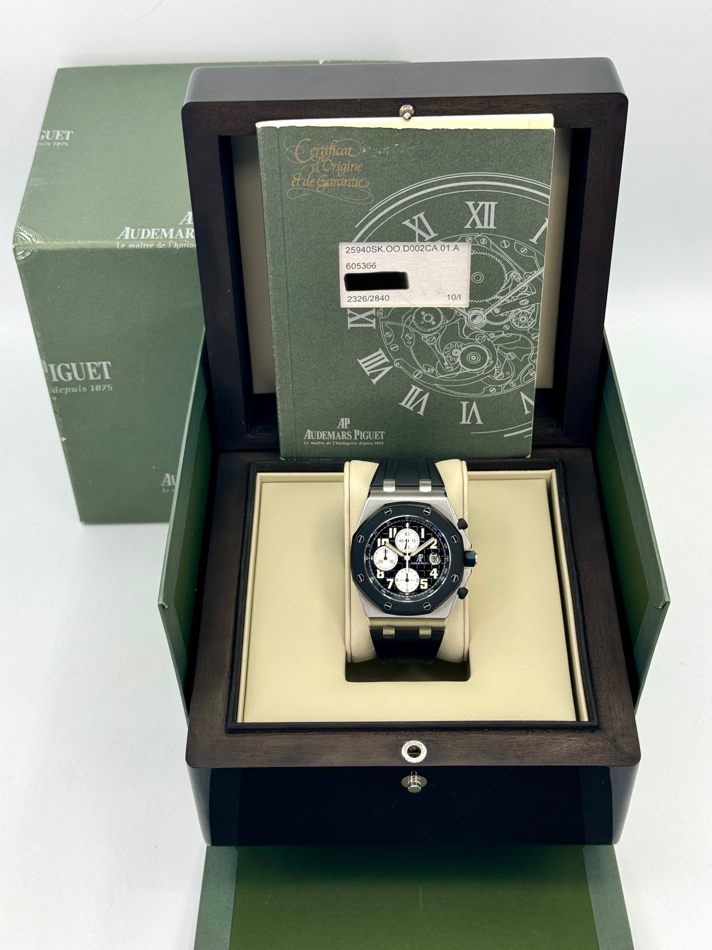 2006 Audemars Piguet  Royal Oak  42mm 25940SK Offshore Black Dial