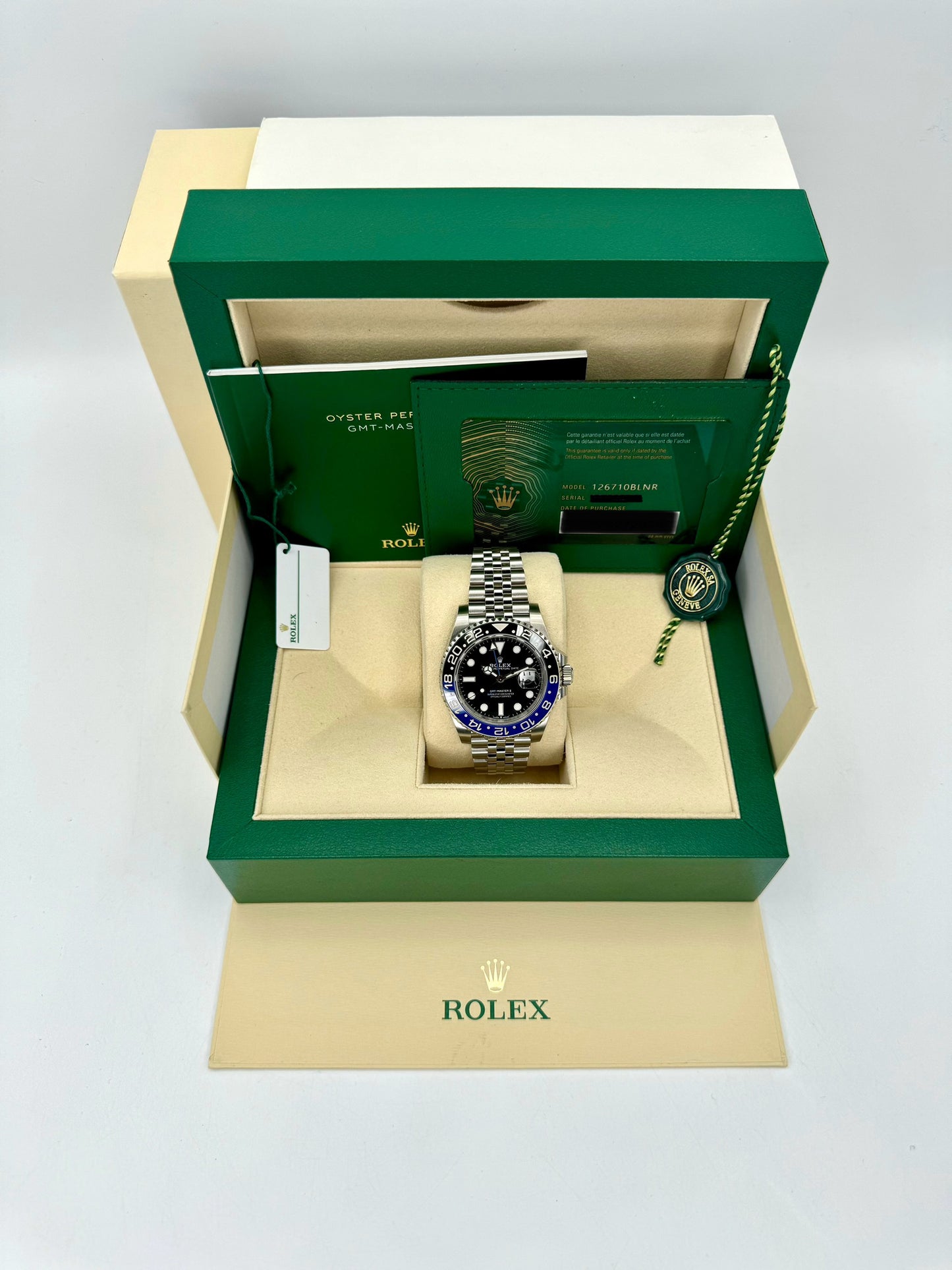 2024 Rolex GMT-Master II "Batgirl" 40mm 126710BLNR Jubilee - MyWatchLLC