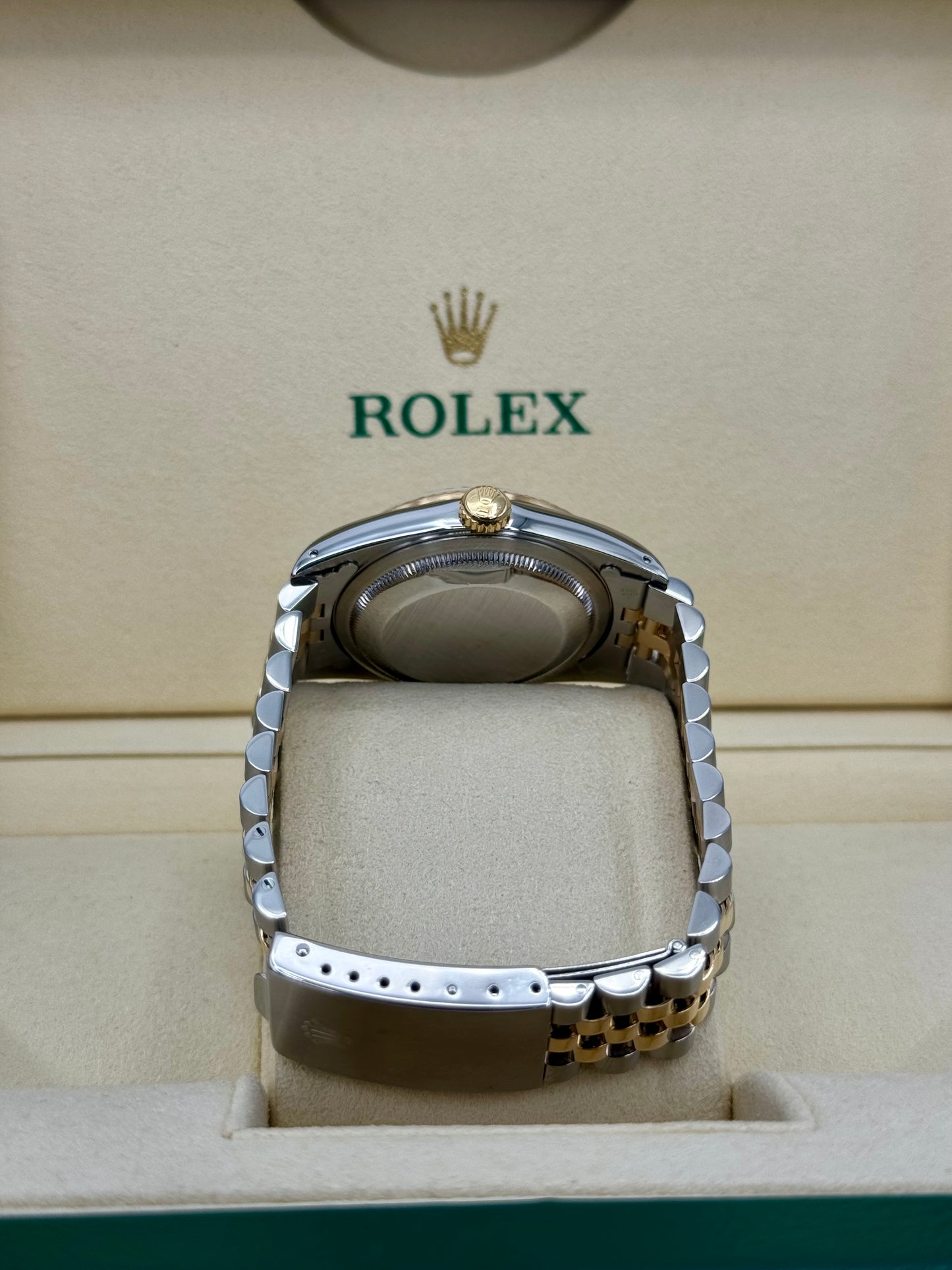 1992 Rolex Datejust 36mm 16233 Two-Tone 10 Diamond Anniversary Dial