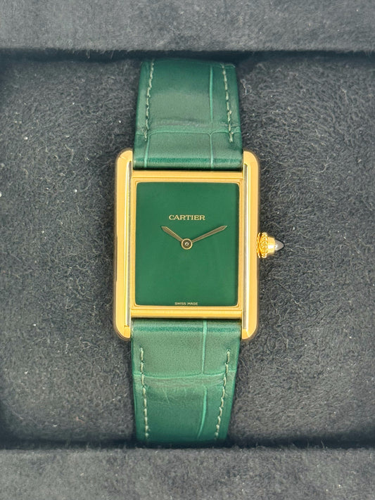 2023 Cartier Tank Louis Cartier Large 33.7mm WGTA0191 Gold White Dial