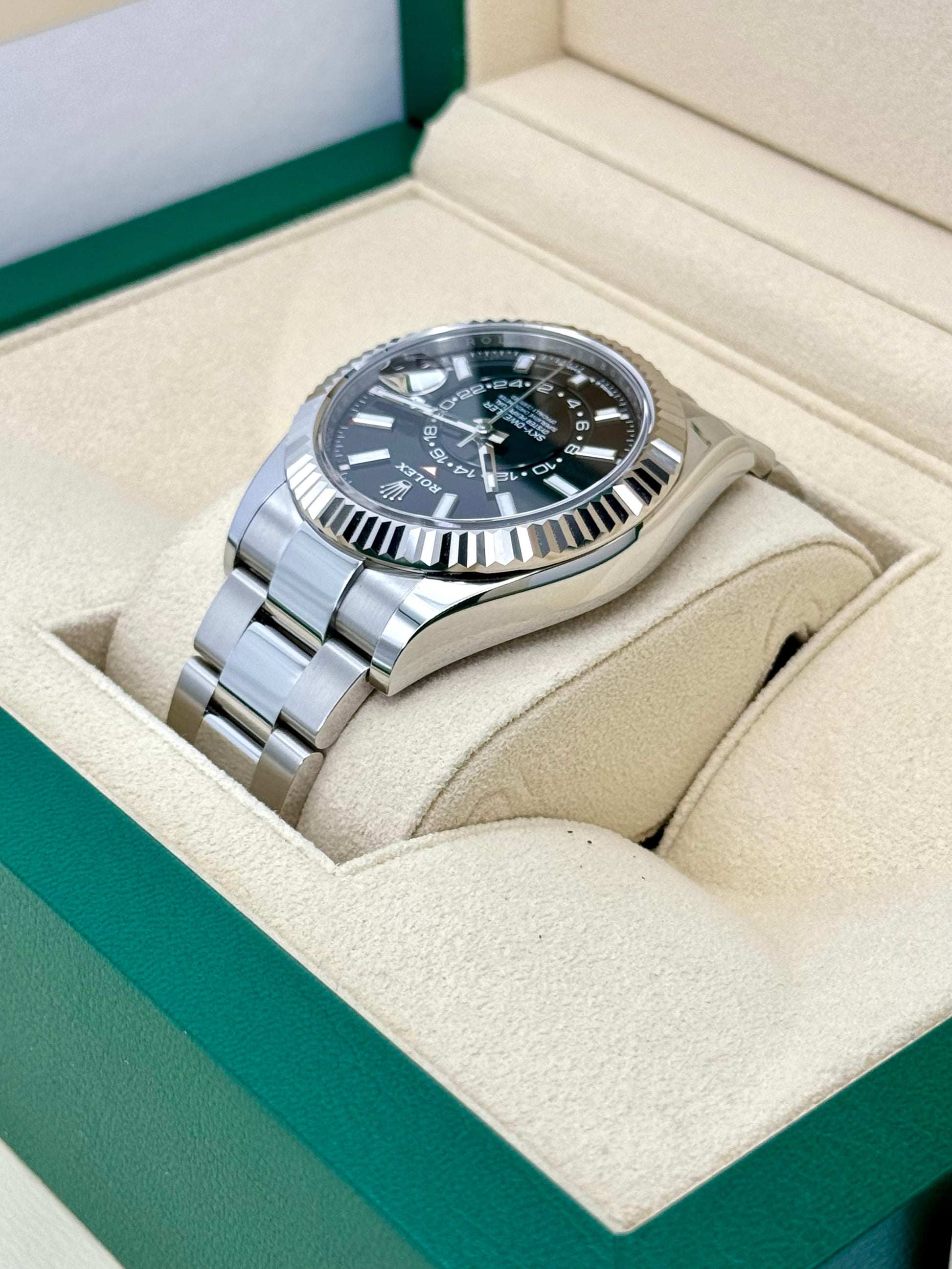 NEW 2024 Rolex Sky-Dweller 42mm 336934 Steel Oyster Black Dial - MyWatchLLC