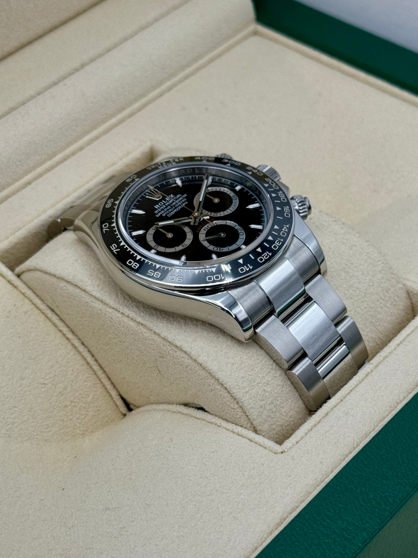 2024 Rolex Daytona 40mm 126500LN Stainless Steel Black Dial