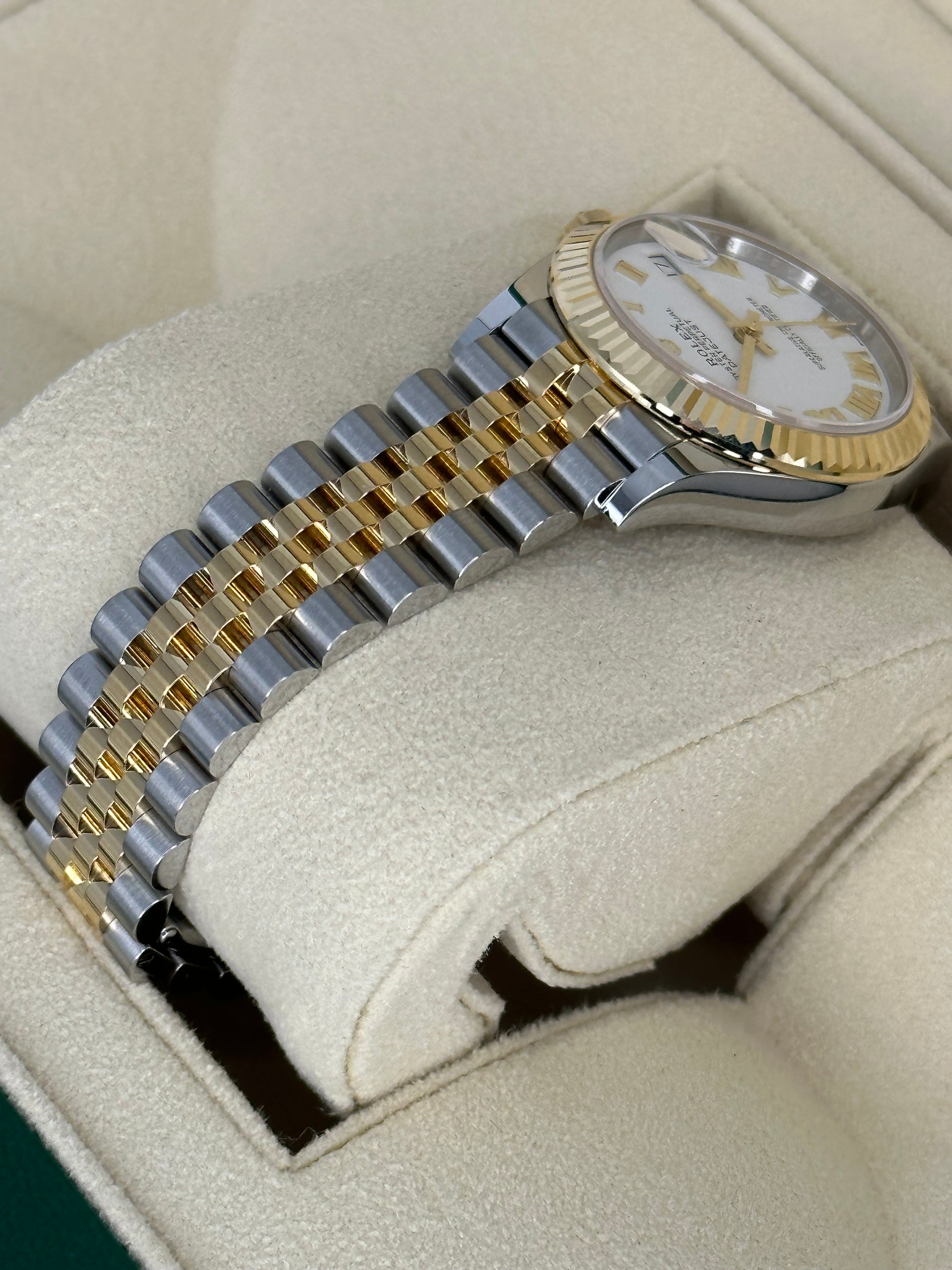 2023 Rolex Datejust 31mm 278273 Two-Tone Jubilee White Roman Numeral Dial - MyWatchLLC