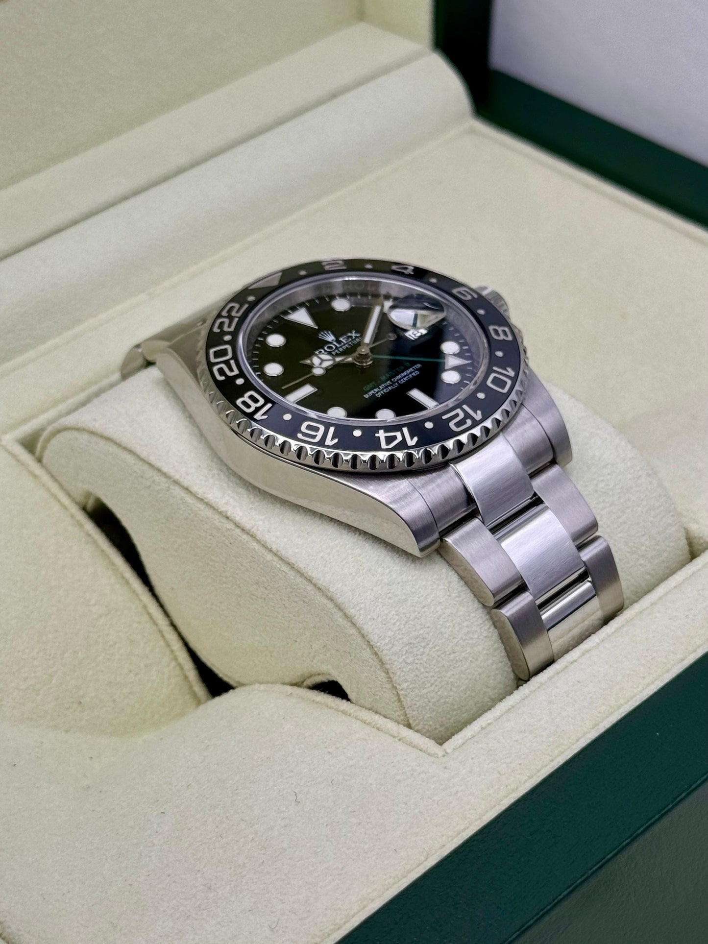 Rolex GMT-Master II 40mm 116710LN Stainless Steel Black Dial