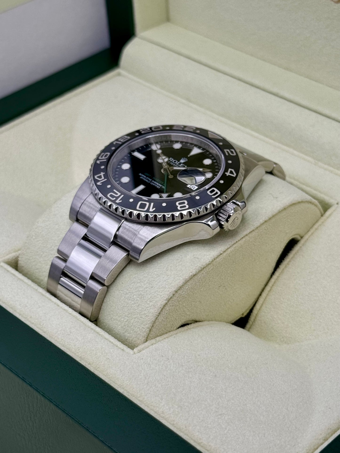 Rolex GMT-Master II 40mm 116710LN Stainless Steel Black Dial