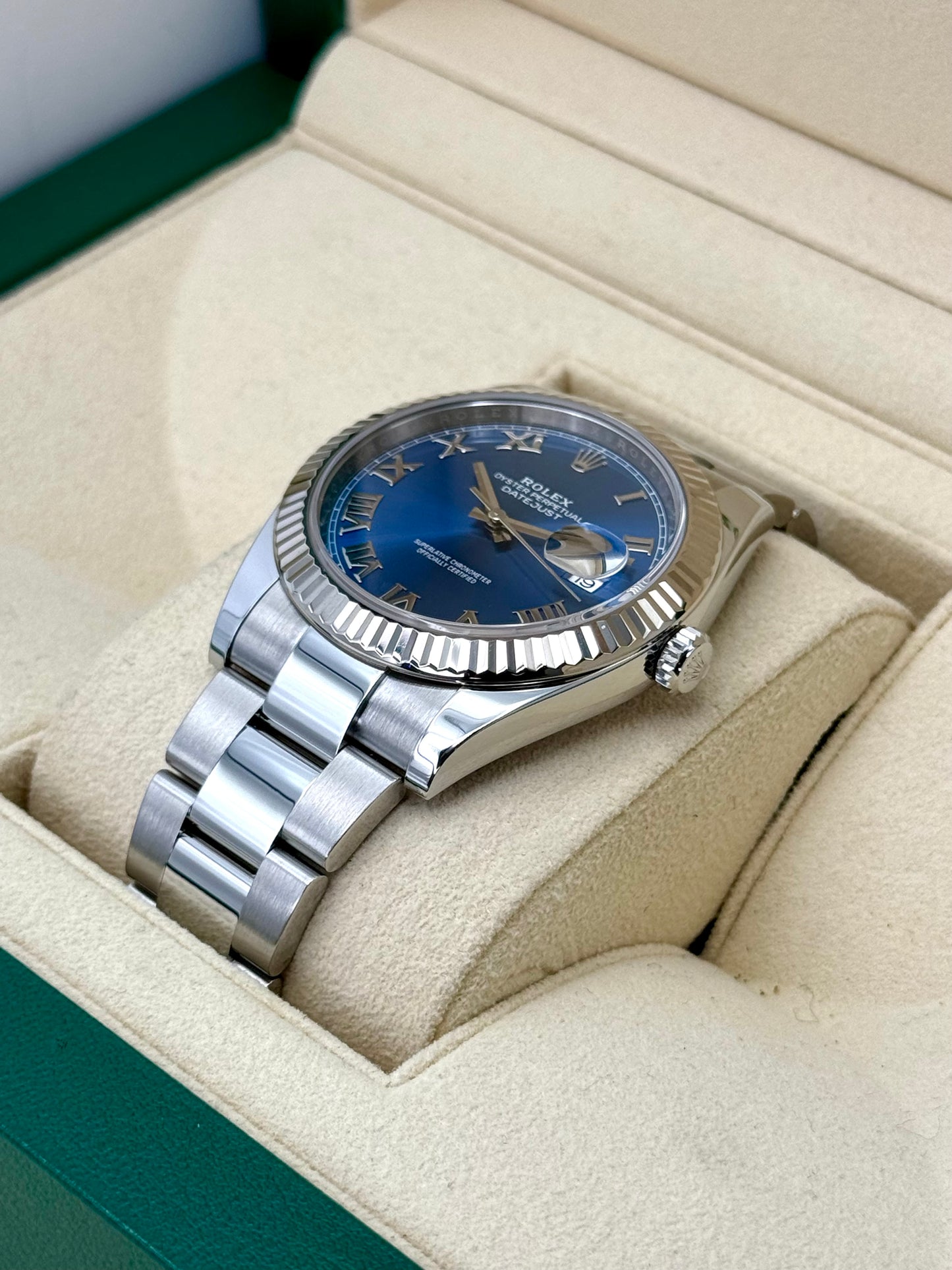 2021 Rolex Datejust 41mm 126334 Stainless Steel Oyster Blue Dial - MyWatchLLC
