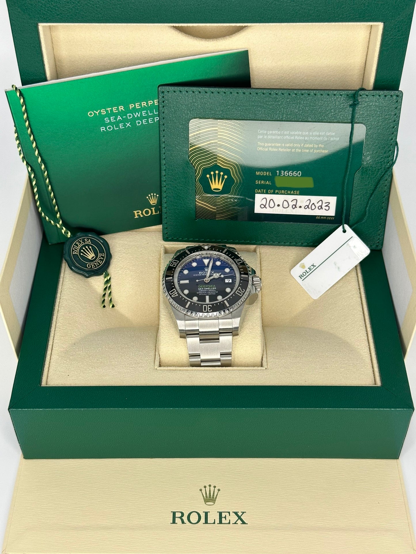 2023 Rolex Sea-Dweller Deepsea "James Cameron" 44mm 136660 Blue Dial - MyWatchLLC