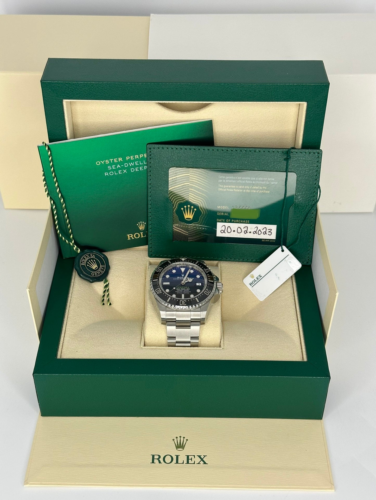 2023 Rolex Sea-Dweller Deepsea "James Cameron" 44mm 136660 Blue Dial - MyWatchLLC