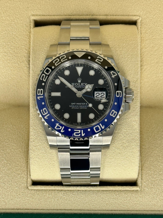 NEW 2023 Rolex GMT-Master II "Batman" 40mm 126710BLNR Black Dial - MyWatchLLC