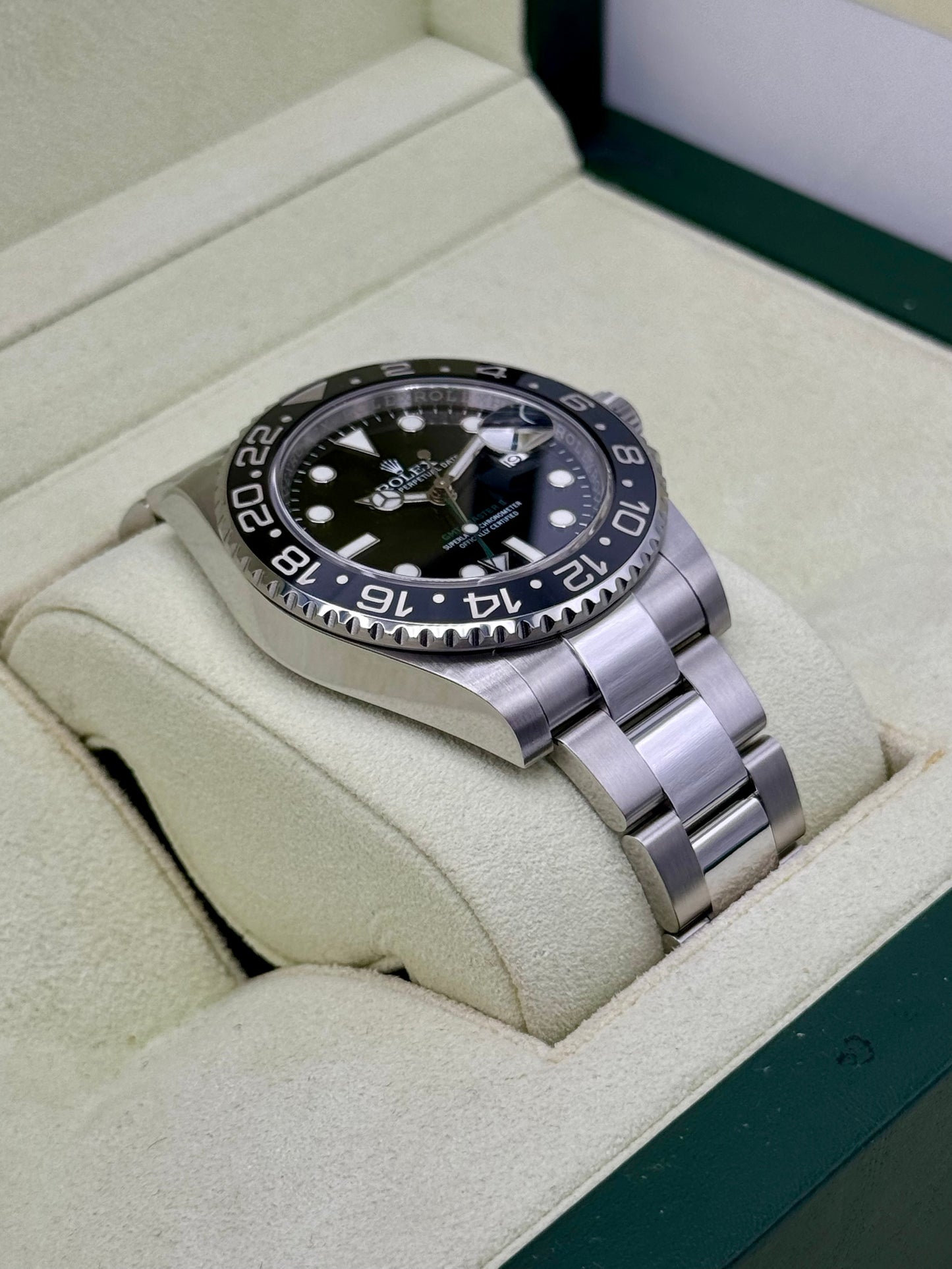 2014 Rolex GMT-Master II 40mm 116710LN Stainless Steel Black Dial